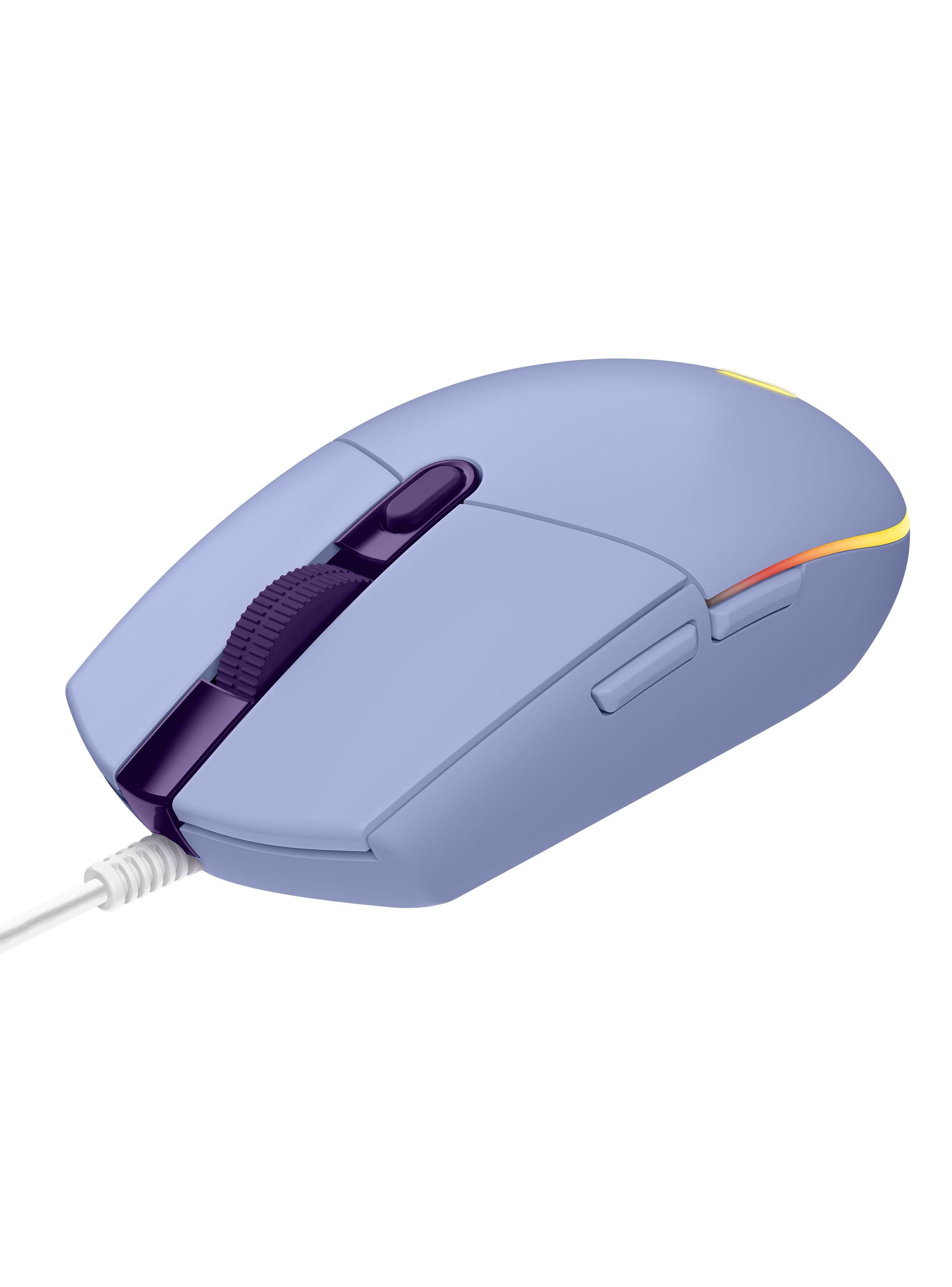 Mouse Gamer G203 RGB Light Lila-3