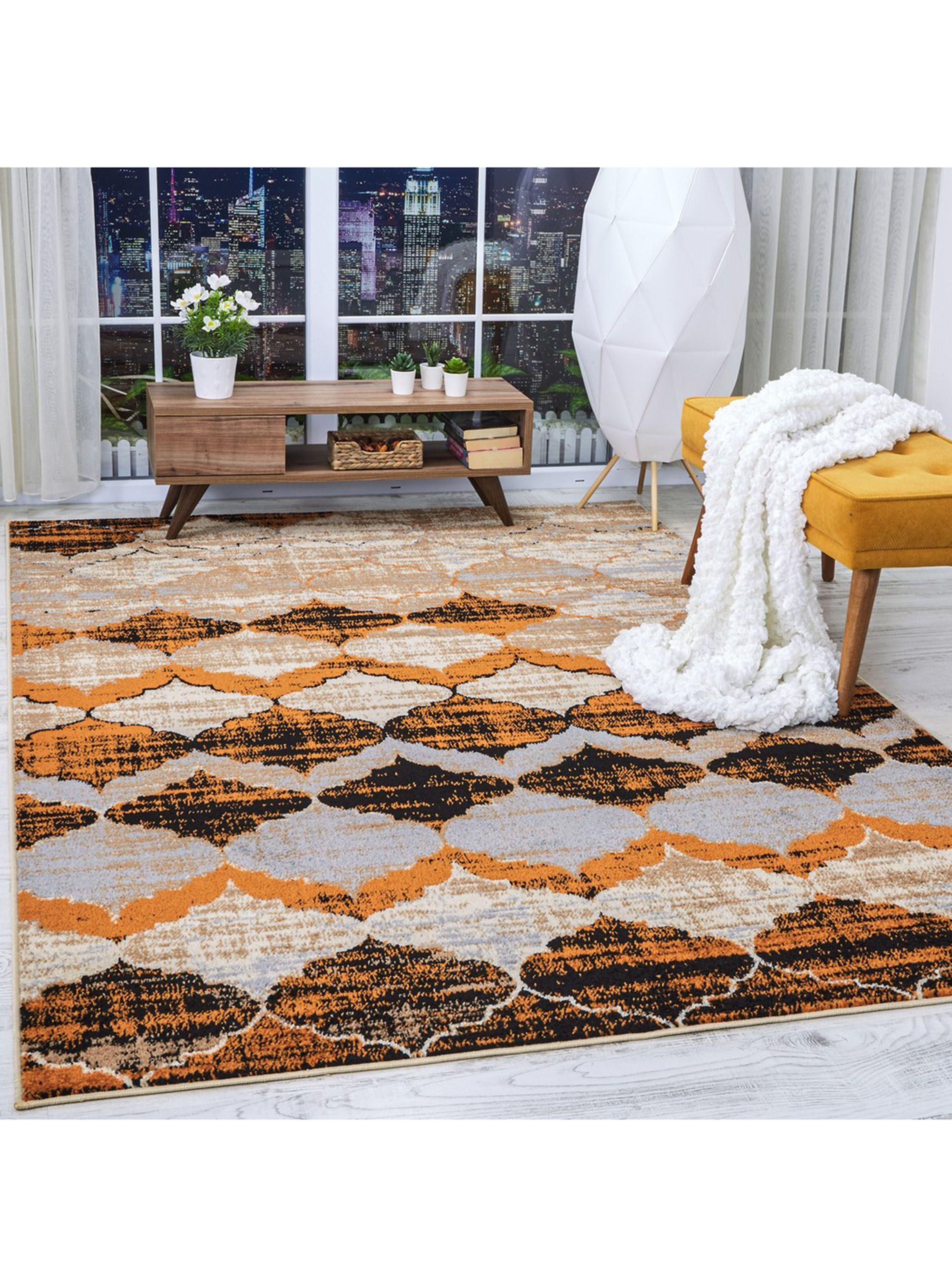 Alfombra Siesta 120 x 180 cm Naranja-0