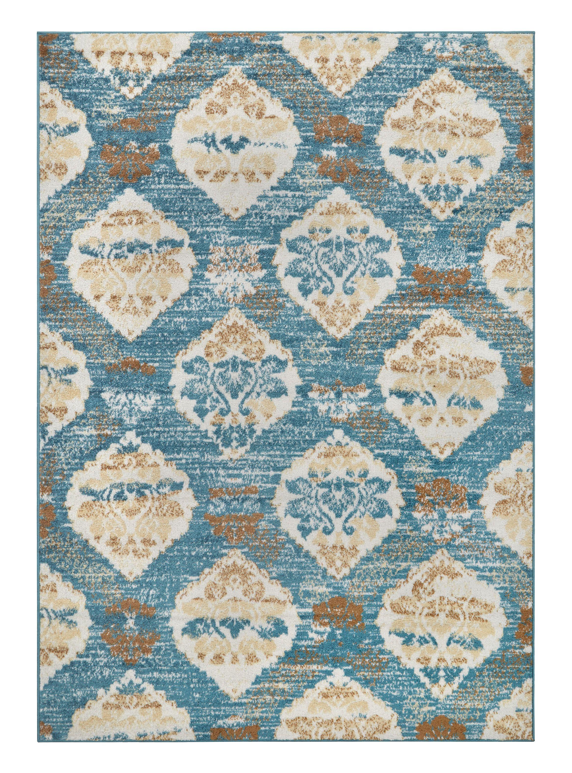 Alfombra Siesta 120 x 180 cm Turquesa-0
