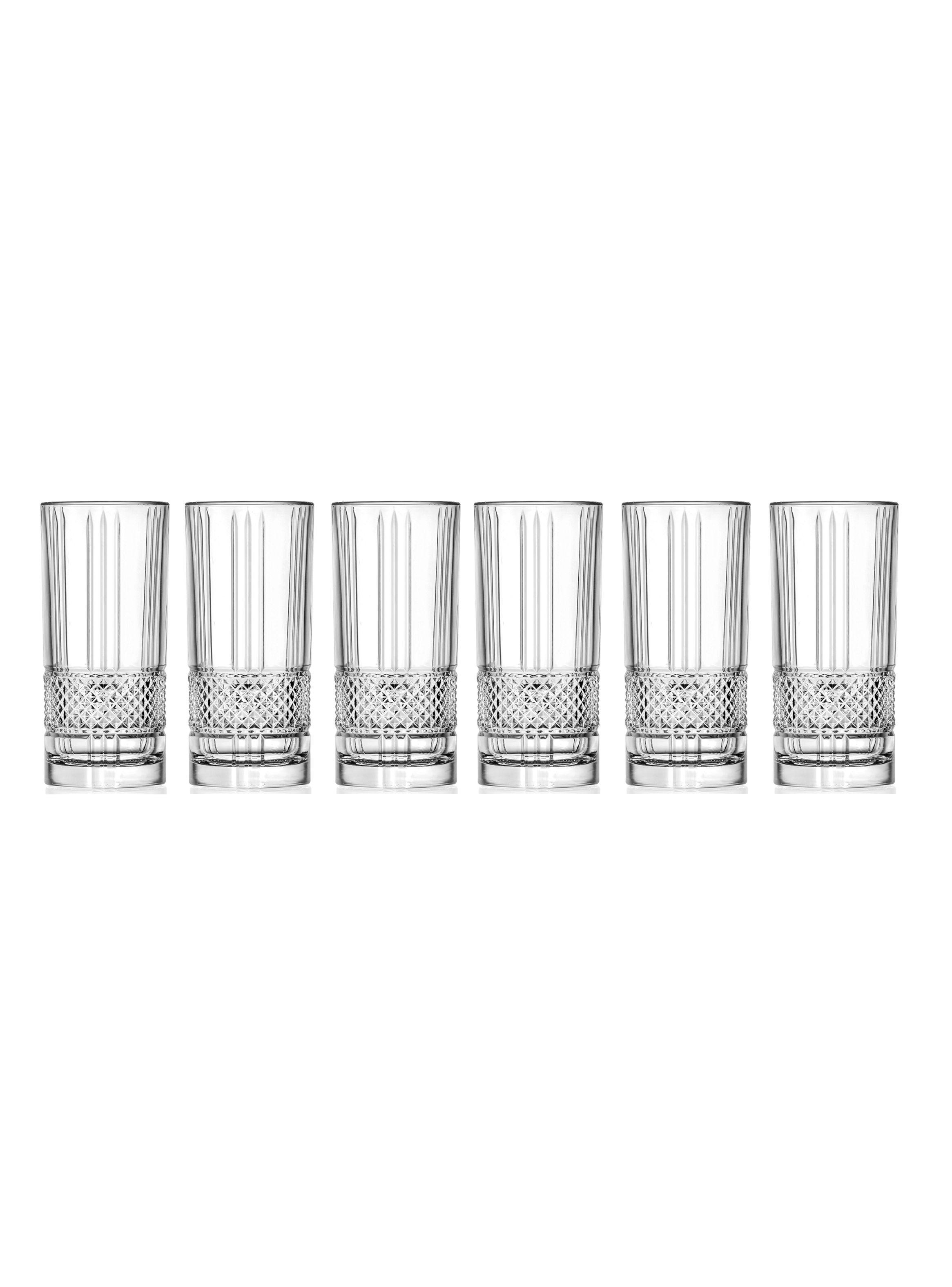 Set 6 Vasos Brillante Alto 370 ml-0