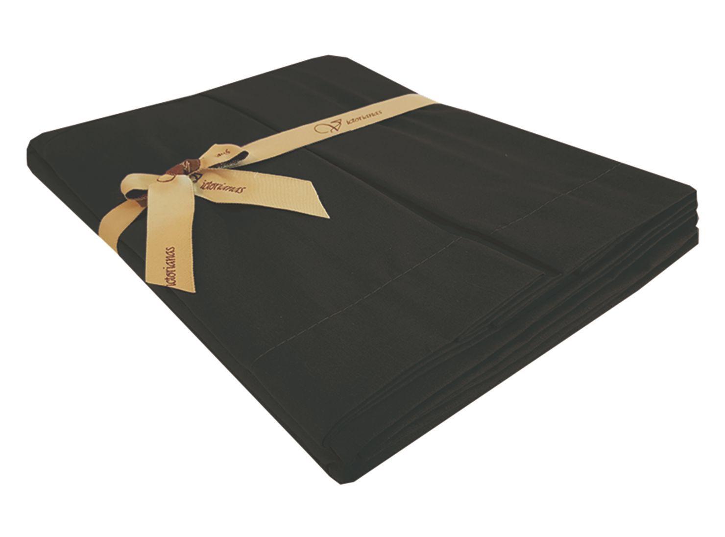 Faldón Victorianas King Liso Negro-0