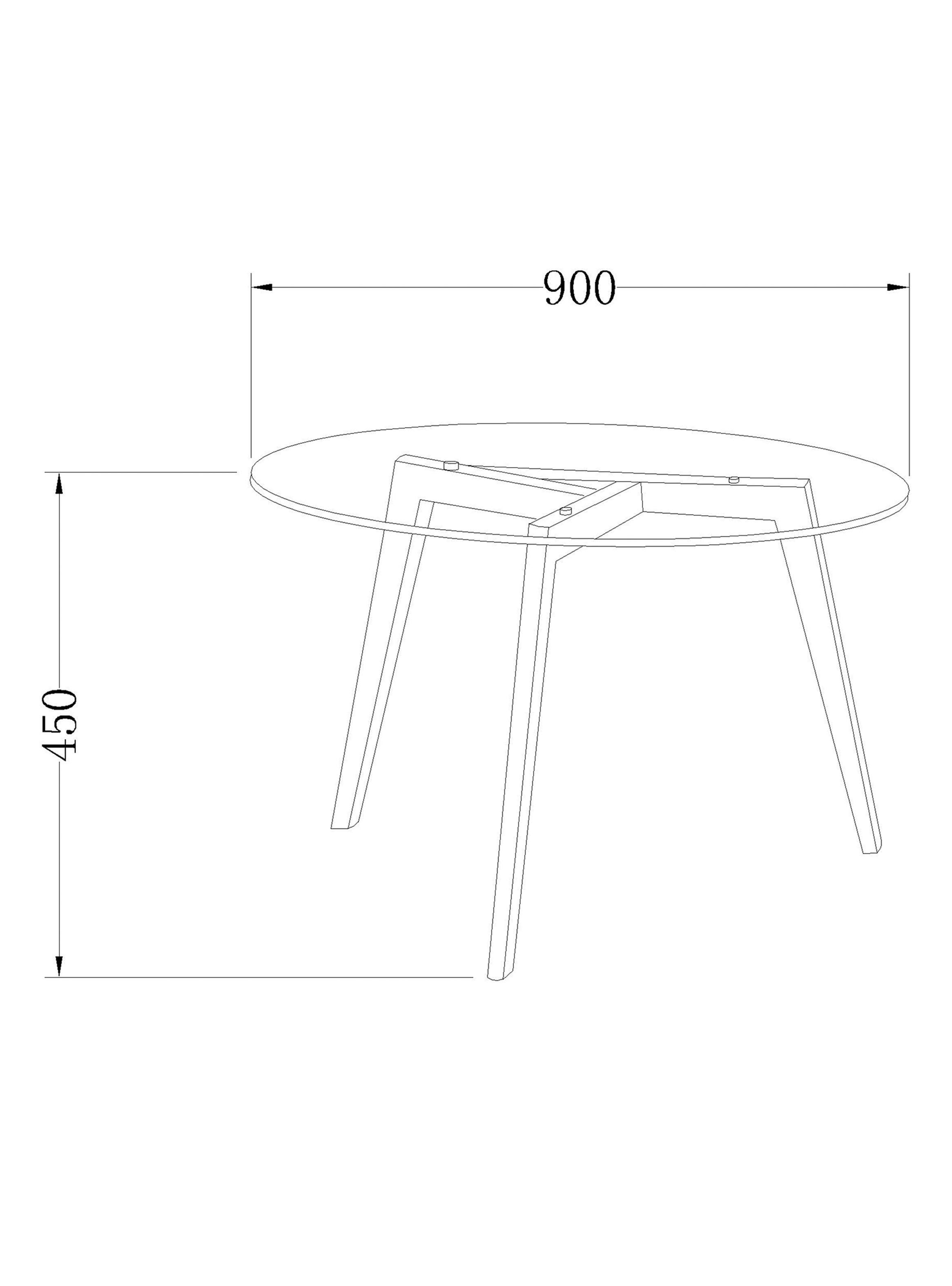 Mesa de Centro Round 90 cm-2