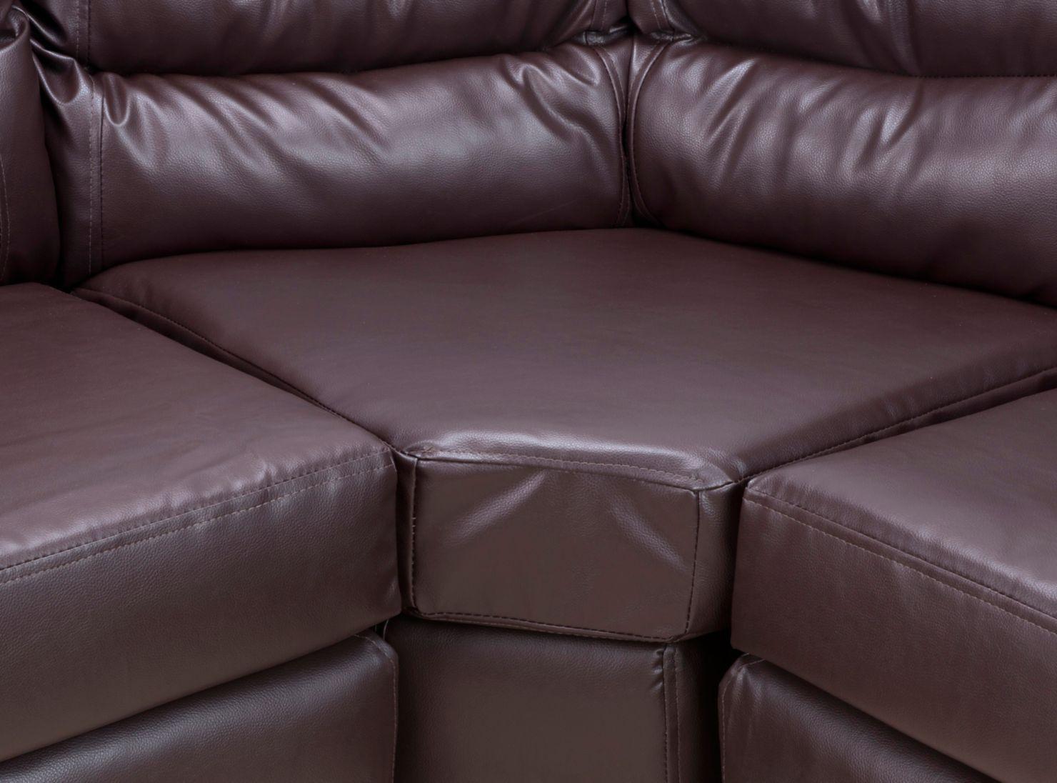 Sofá Modular PU Roble 5 Cuerpos Cabsur-3