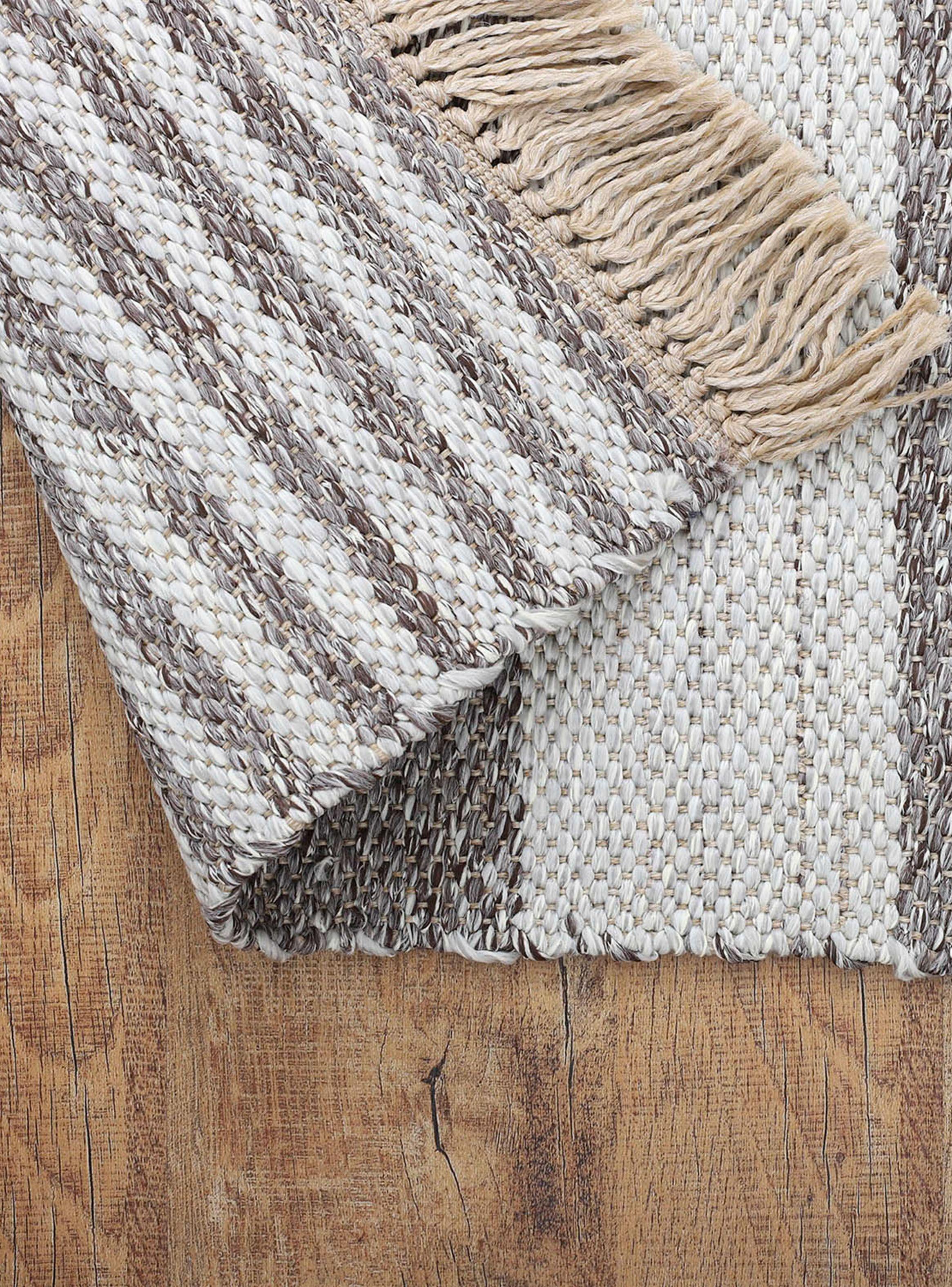 Alfombra Natural 190x290 cm Stripe D2-2