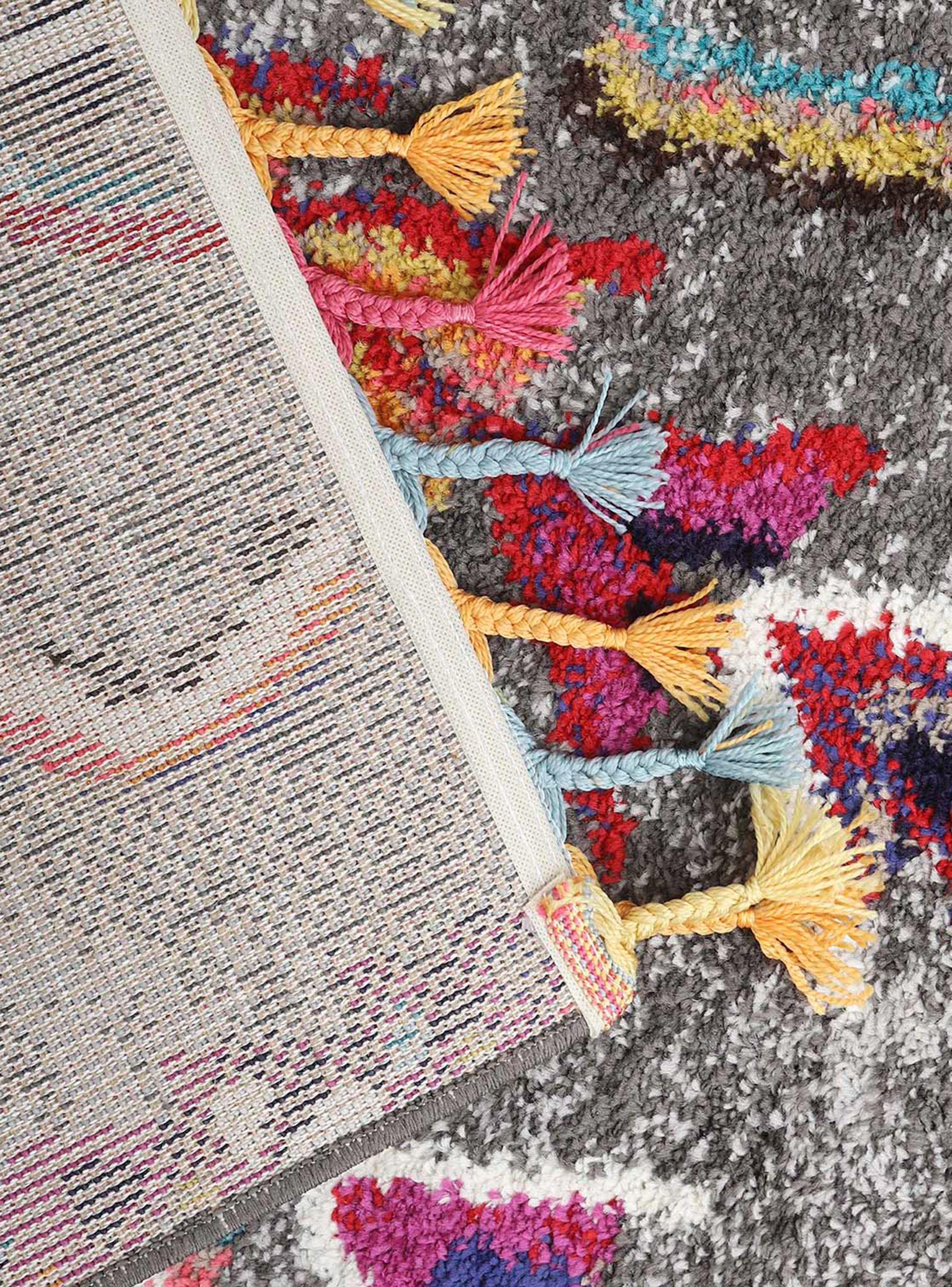 Alfombra 190 x 290 cm Kilimanjaro Gris-2