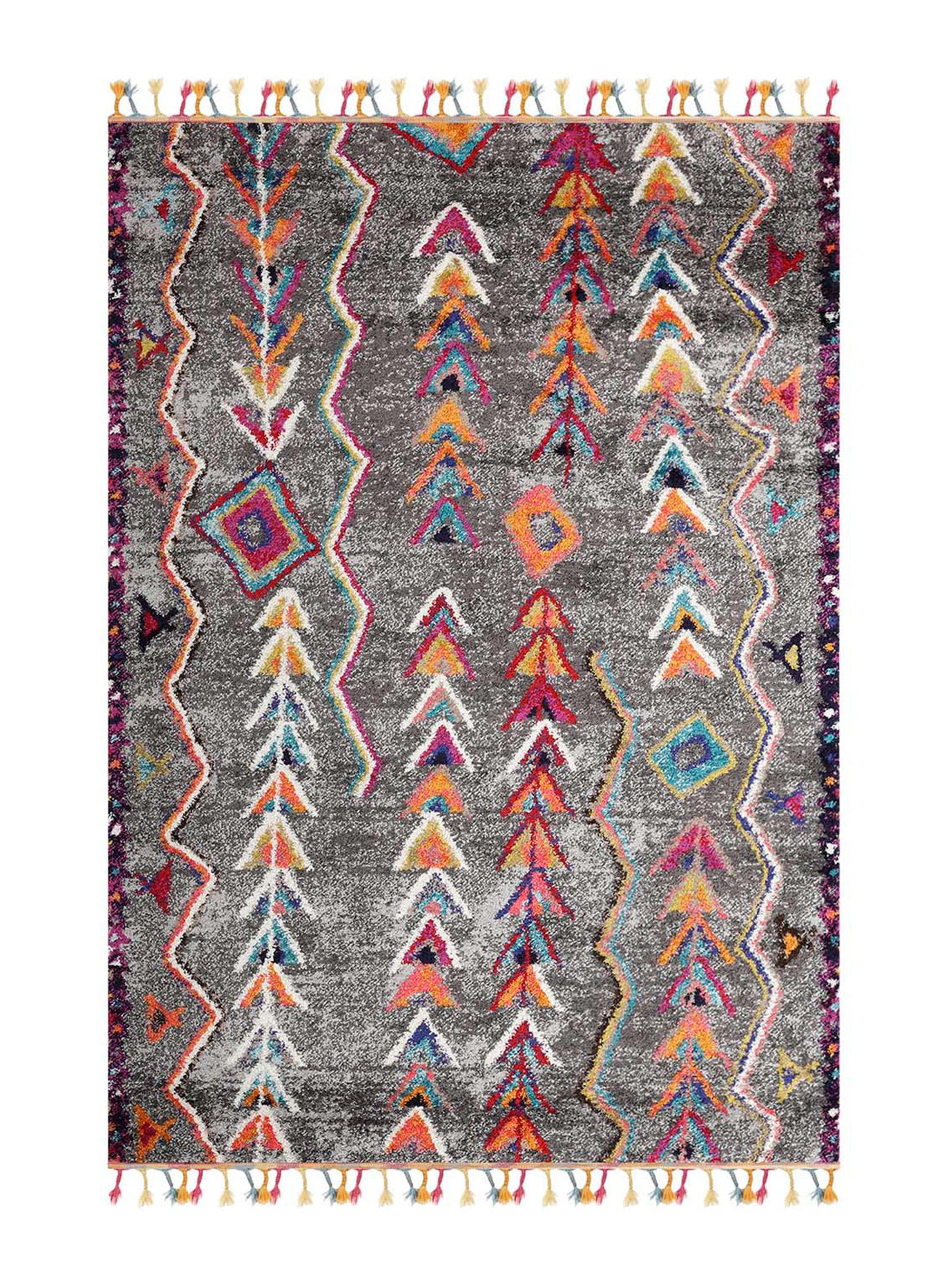Alfombra 133 x 190 cm DIB Kilimanjaro Gris-0