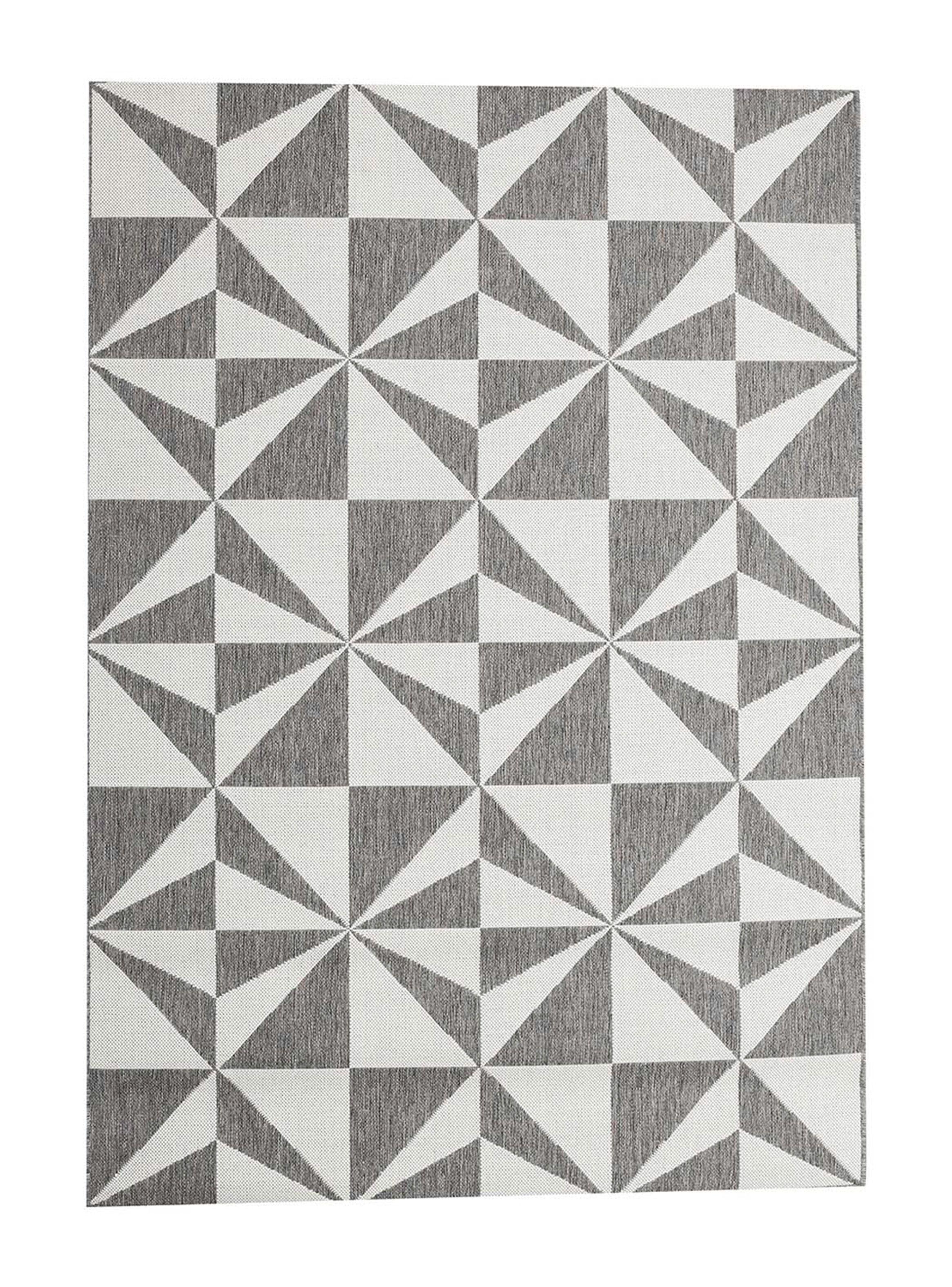 Alfombra 133 x 190 cm Alaniz Home Haiti D2 Gris-0