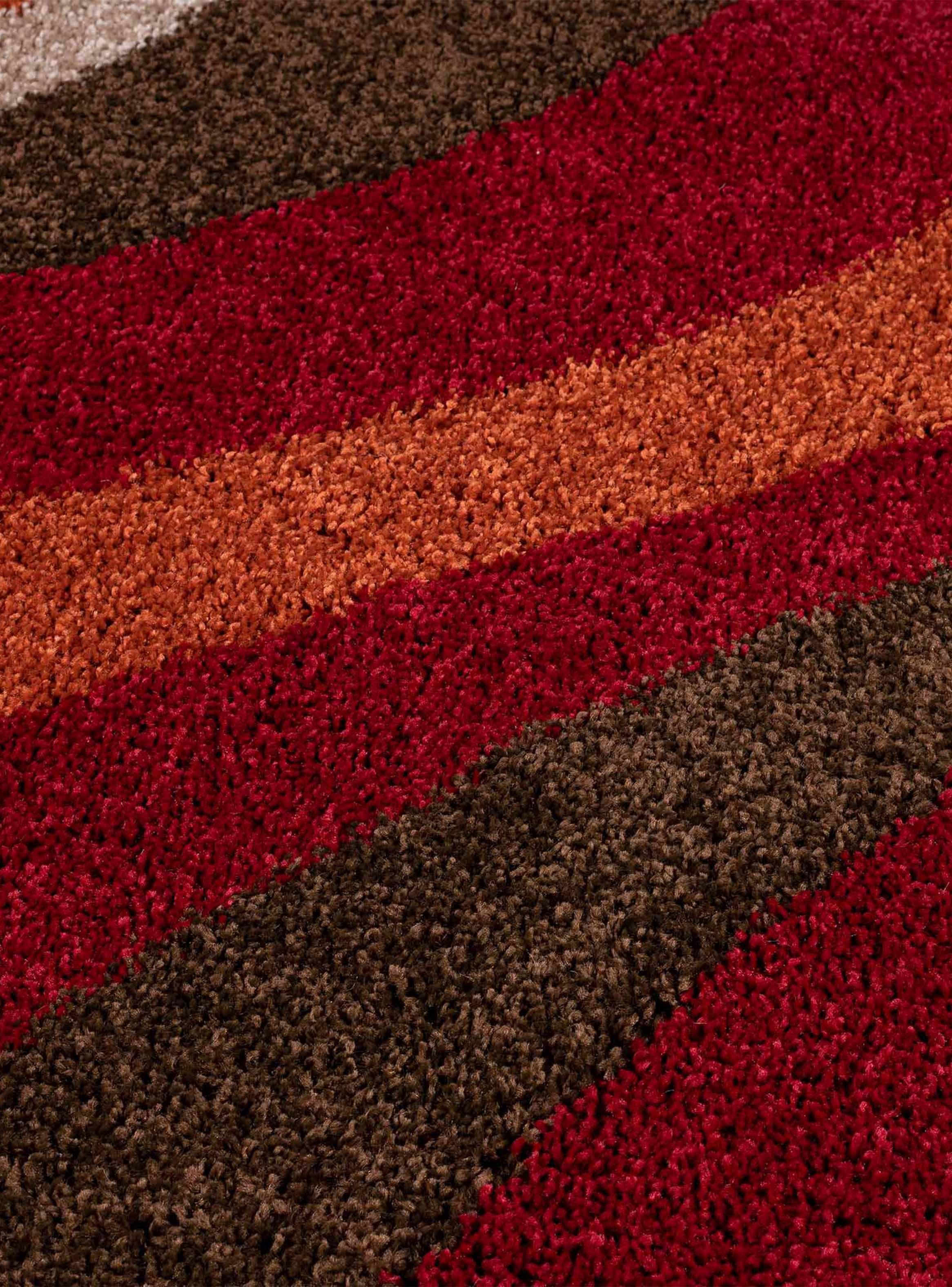 Alfombra Touch Cuadro Rojo 160 x 230 cm-1
