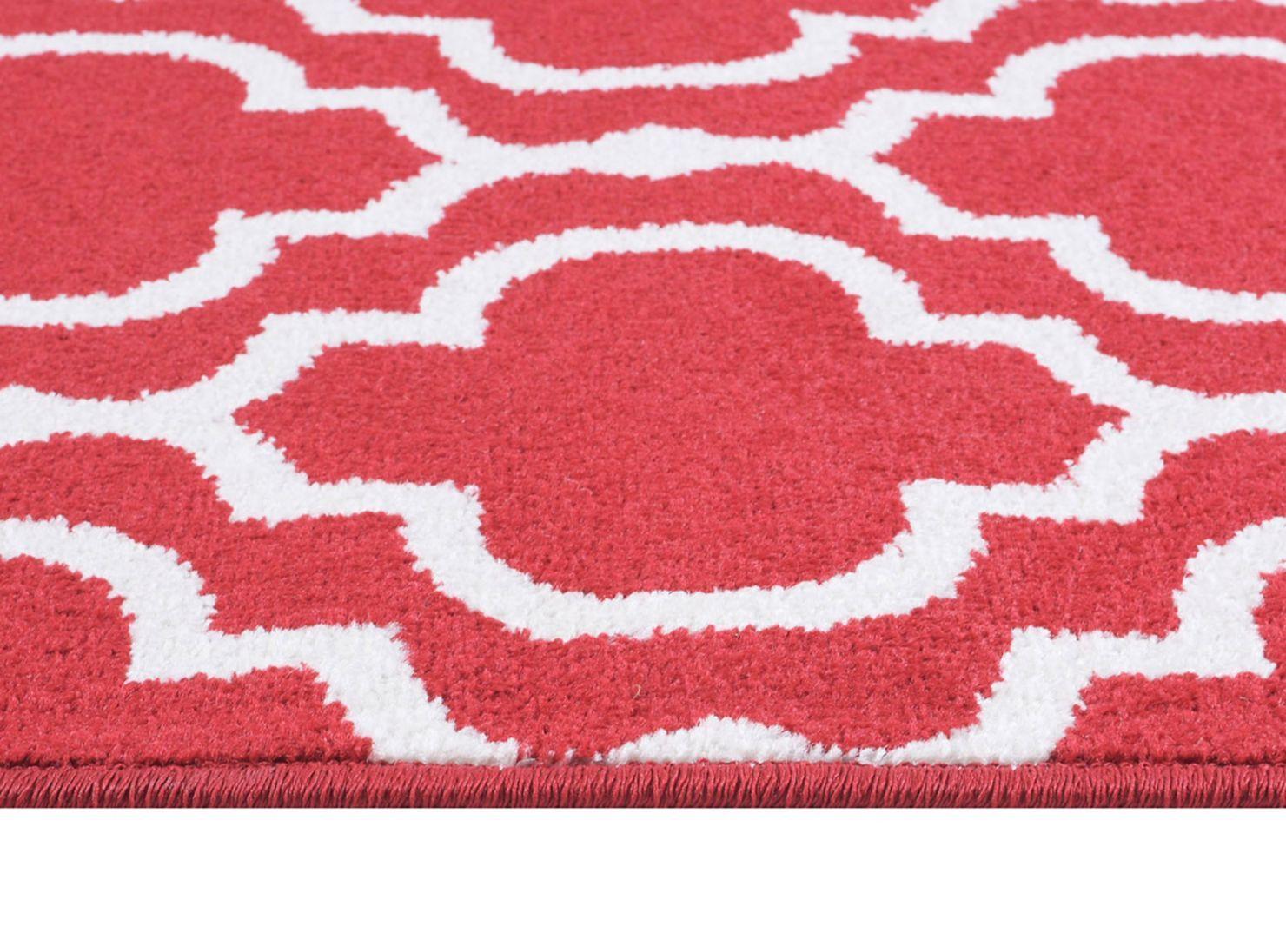 Alfombra Kaleb Formas 2 Rojo 116 x 170 cm-1