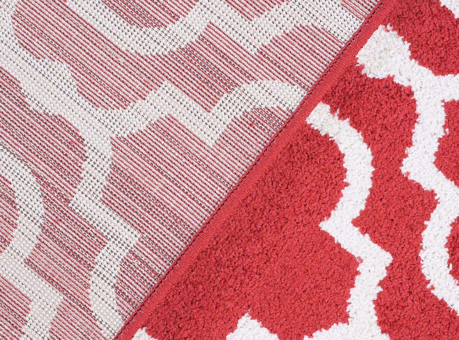 Alfombra Kaleb Formas 2 Rojo 116 x 170 cm-3