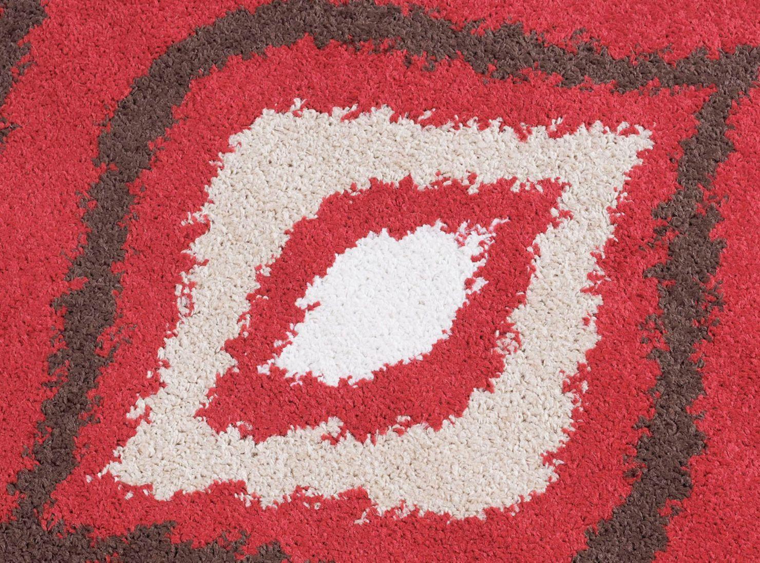 Alfombra Kaleb Formas Rojo 116 x 170 cm-2