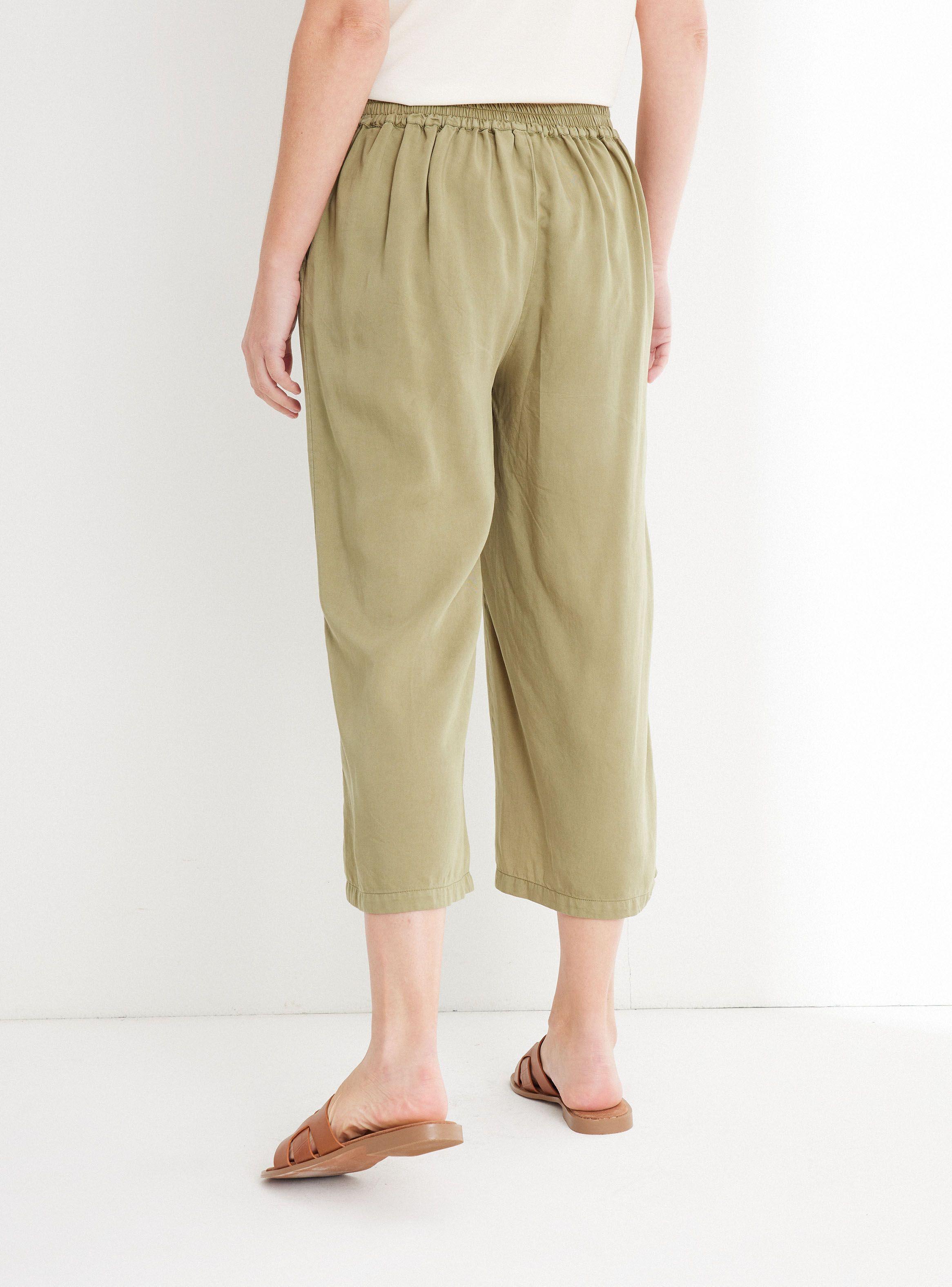 Pantalón Wide Leg Crop Look Jeans-1