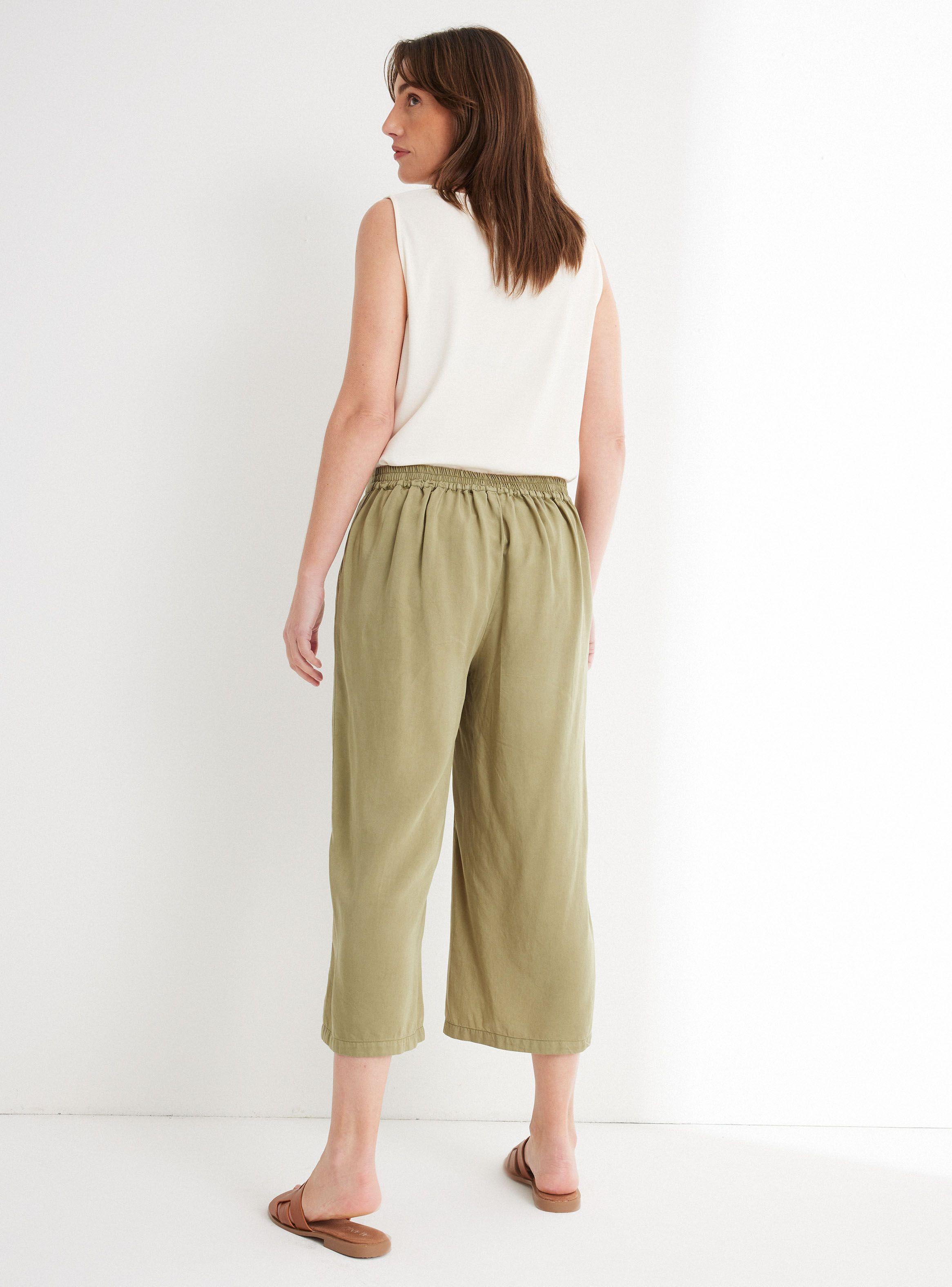 Pantalón Wide Leg Crop Look Jeans-5