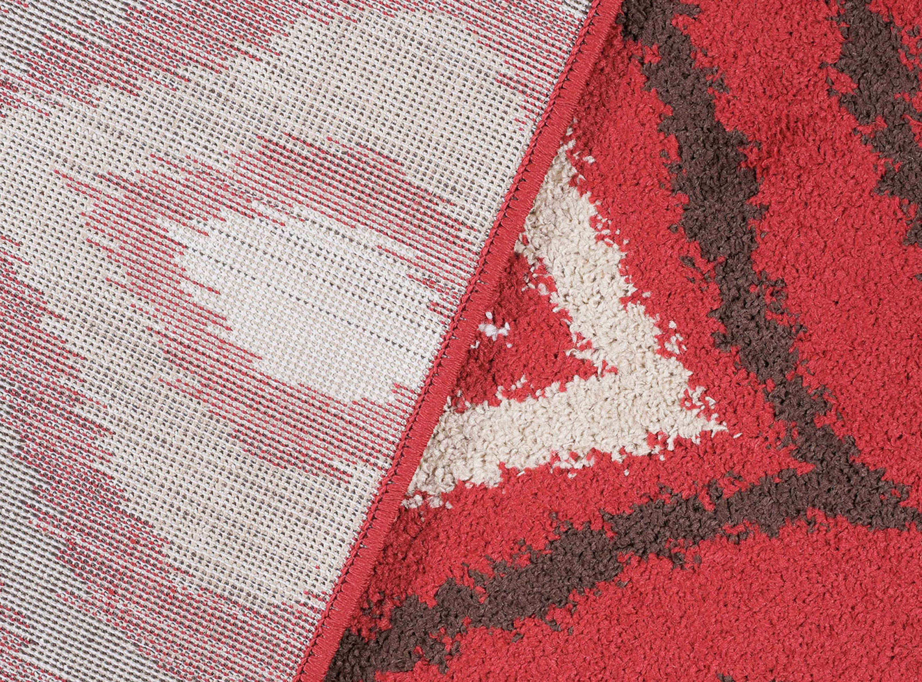 Alfombra 150 x 200 cm Kaleb D2 Roja-3