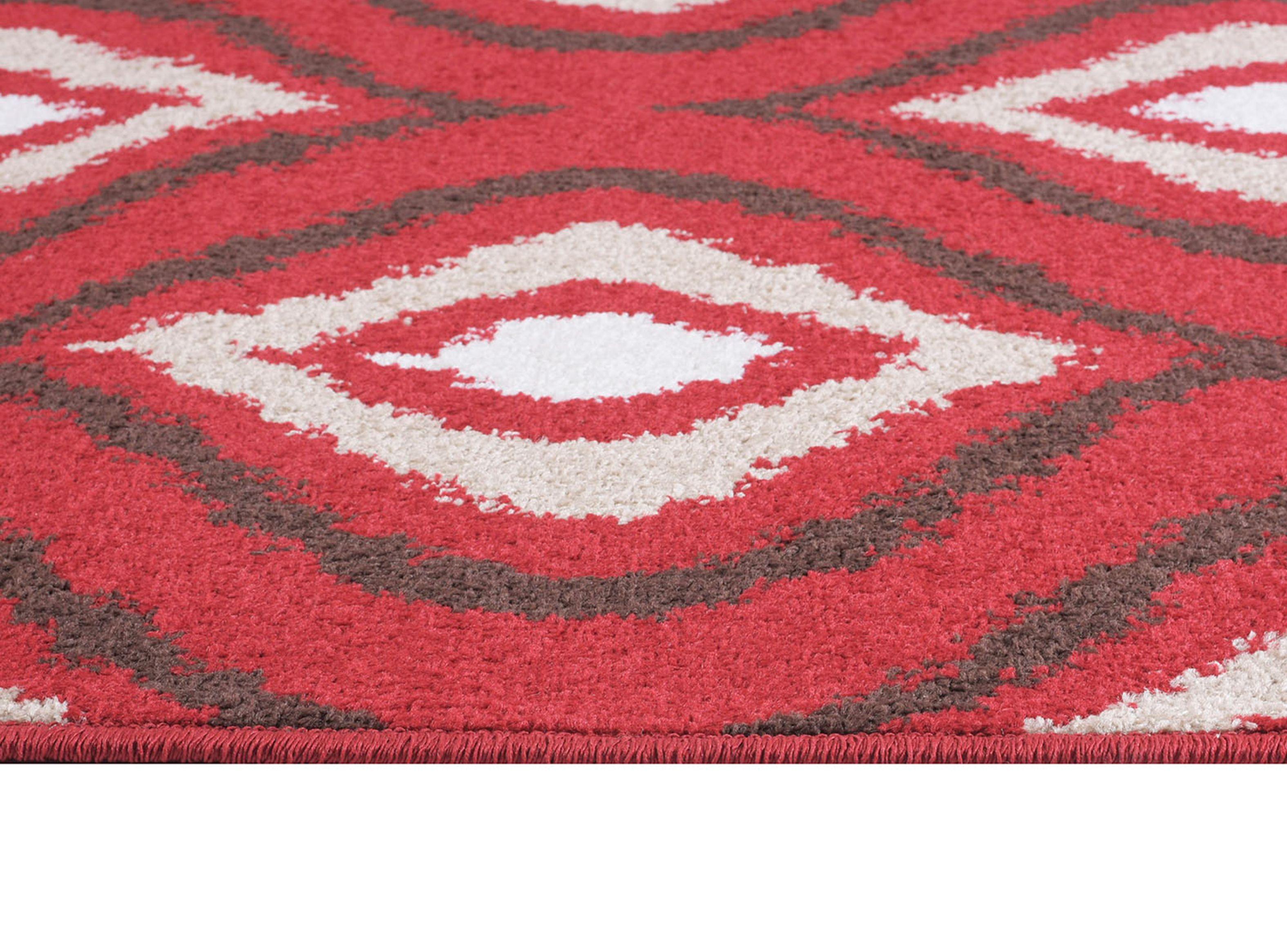 Alfombra 150 x 200 cm Kaleb D2 Roja-1