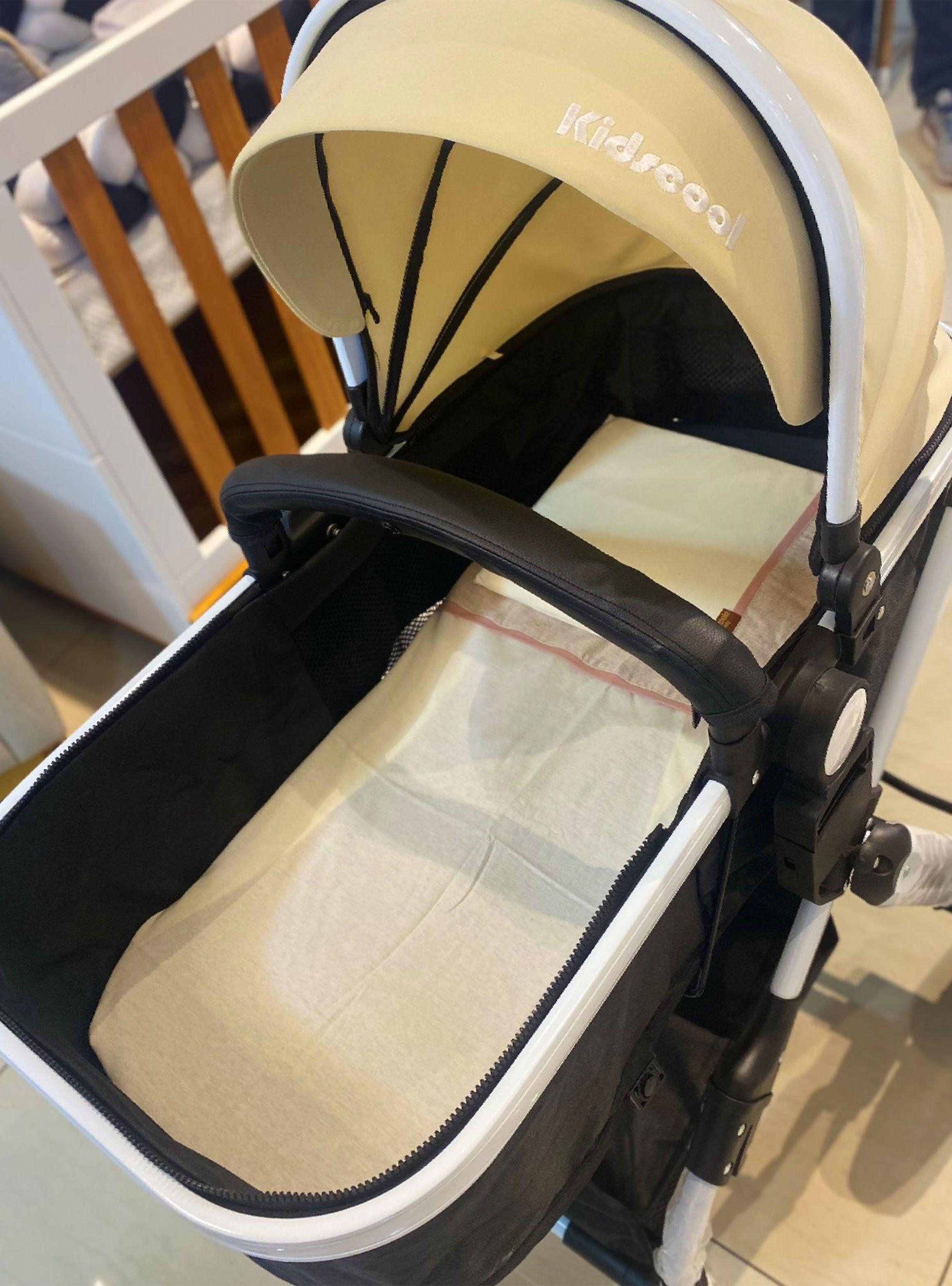 Set para Coche Cuna Rosado Algodón-2