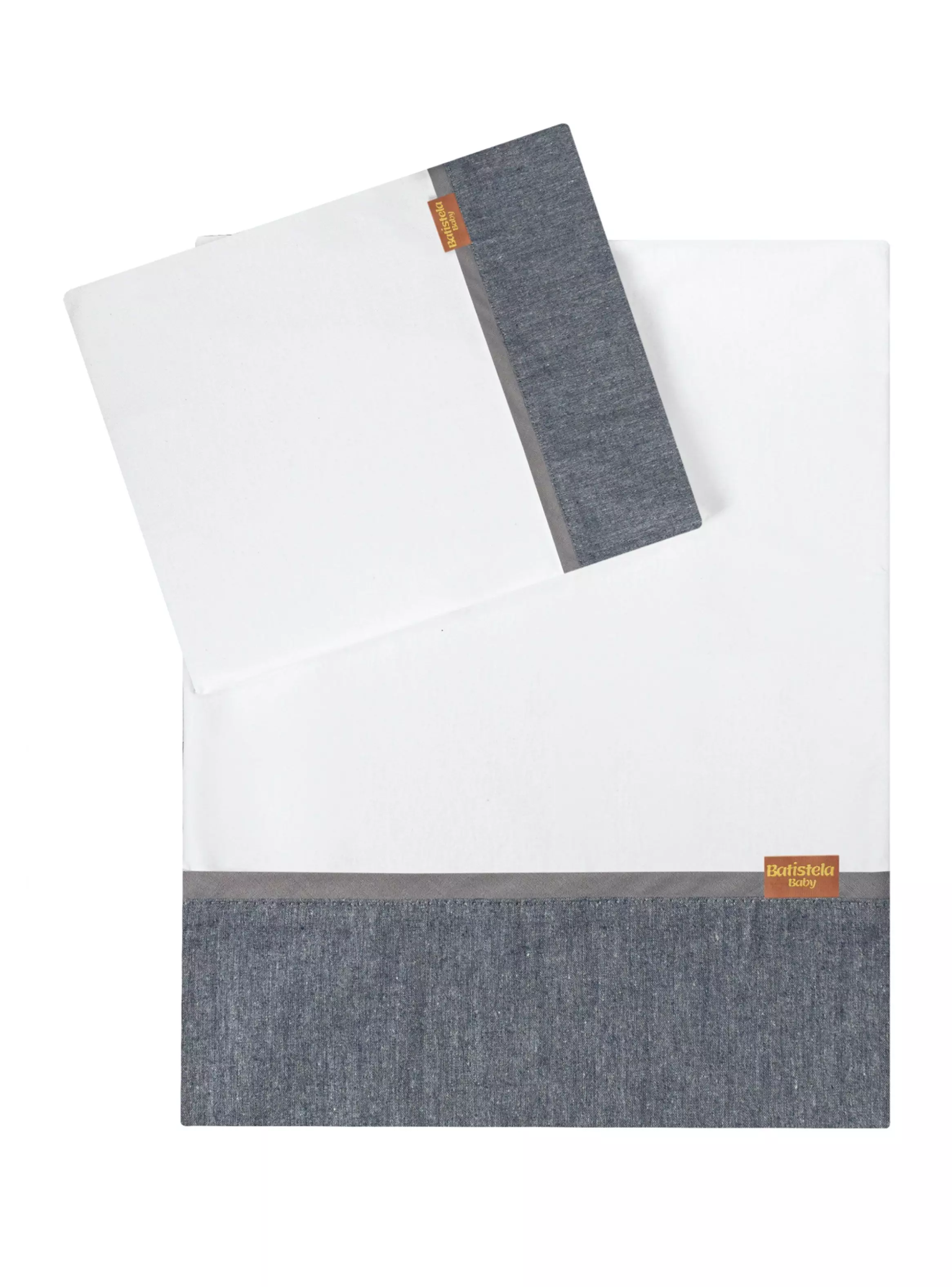 Set para Coche Cuna Jeans Algodón-0