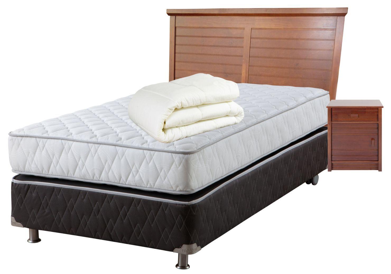 Box Spring Ergo-T 1,5 plazas Greco + Plumón-0