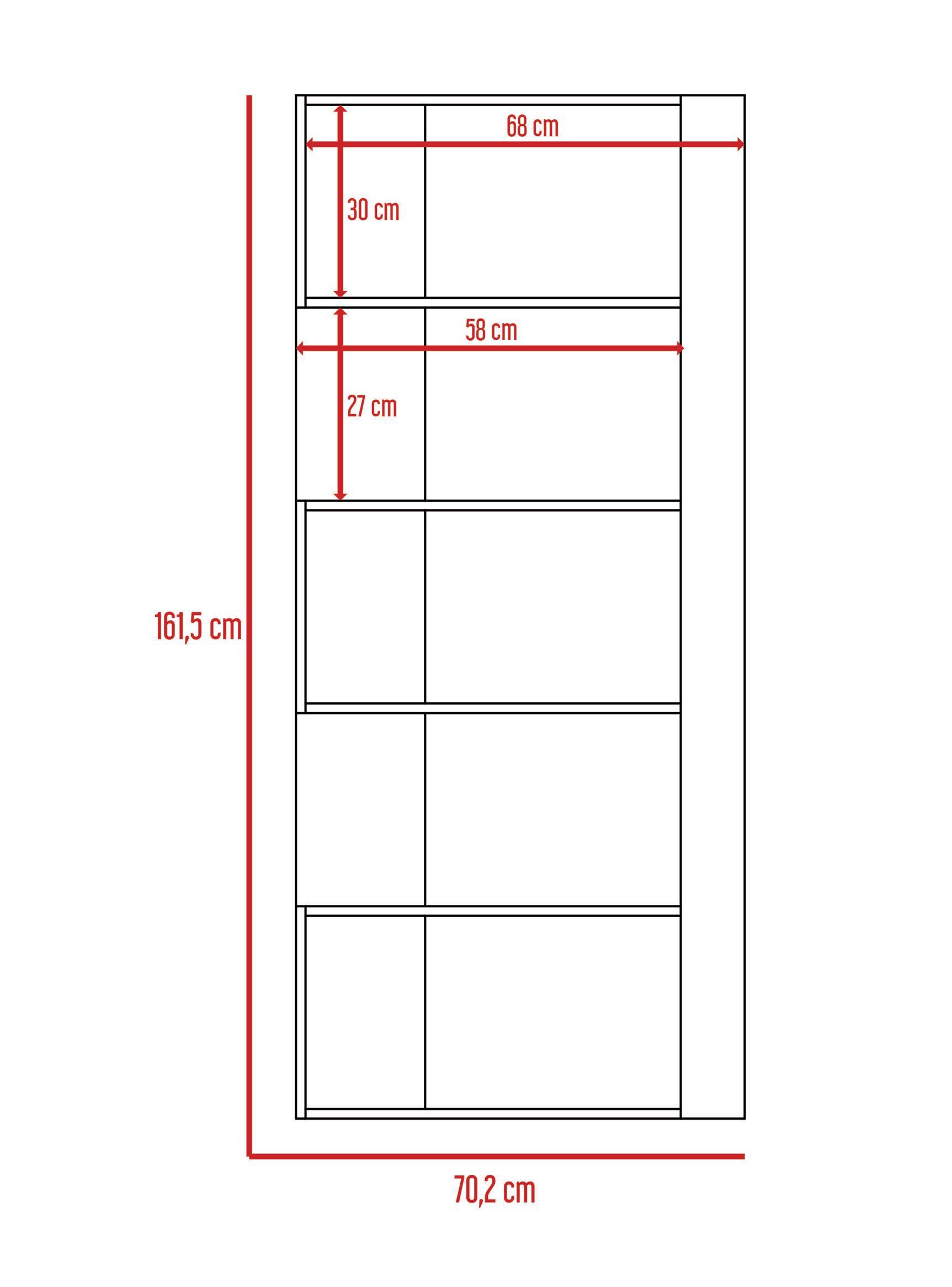 Combo Living Beijing Wengué Rack Extensible TV 40'' + Biblioteca Cubo + Arrimo-4