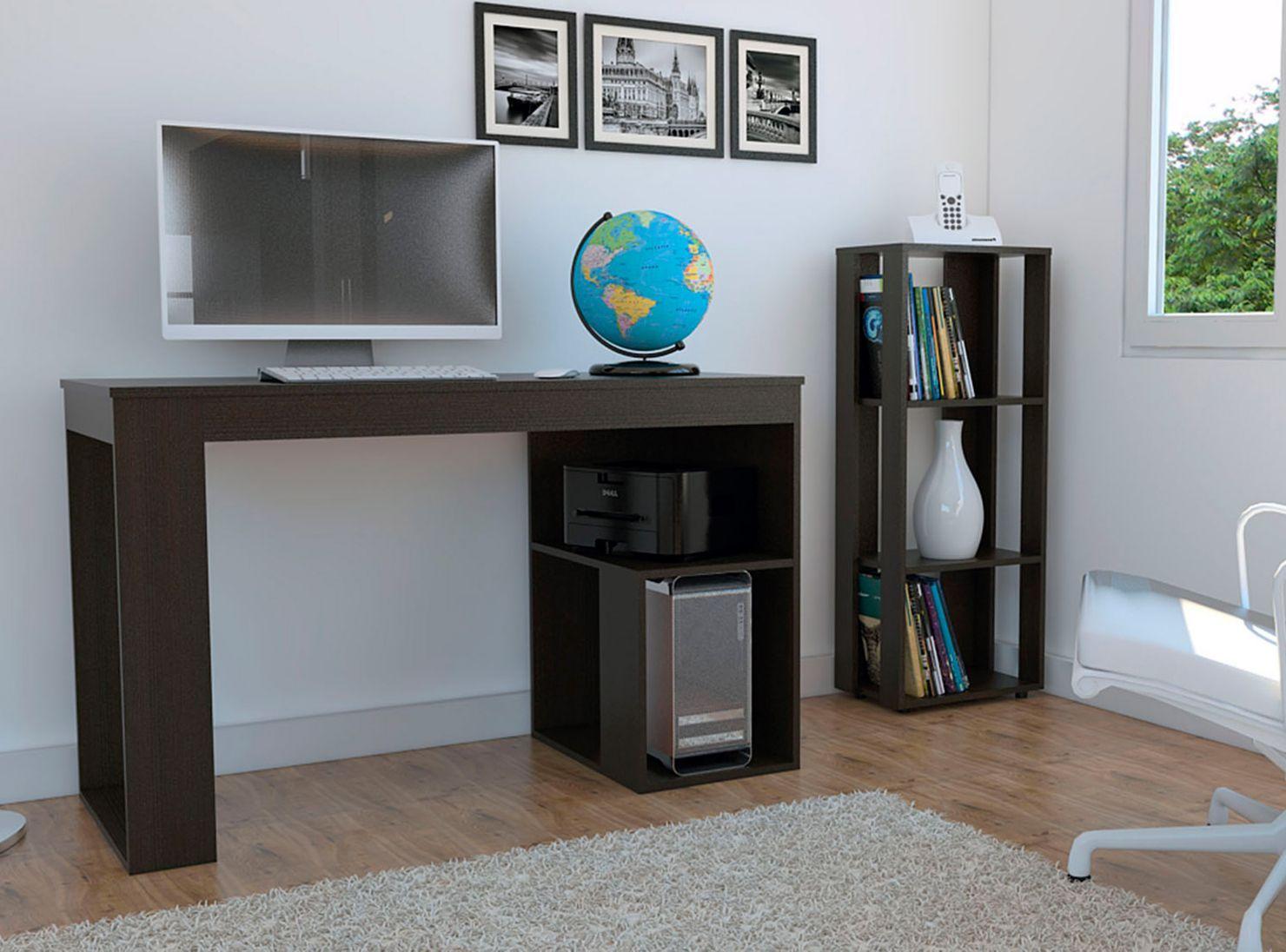 Combo Office Astana Escritorio + Librero TuHome-3