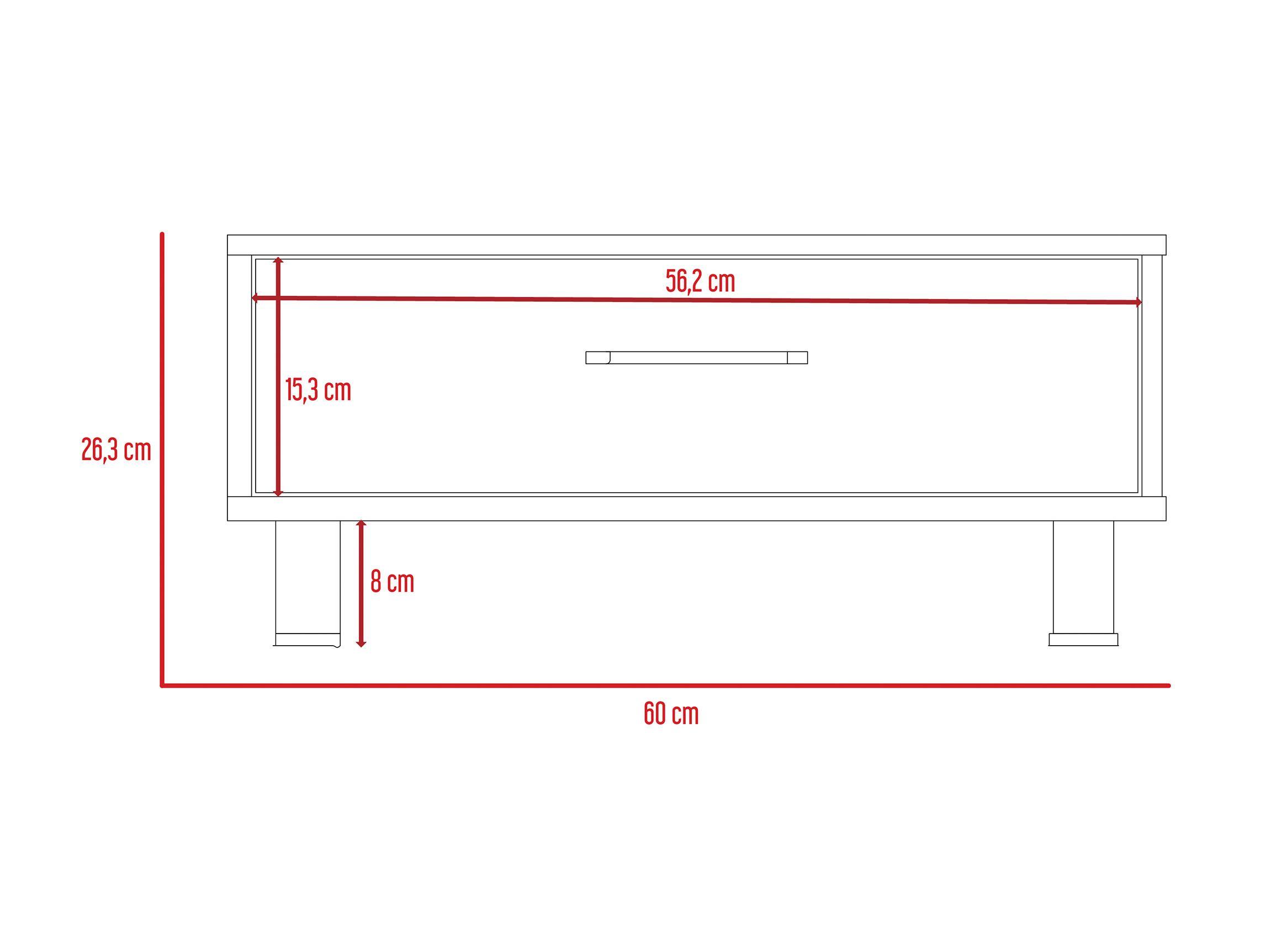 Combo Living Beijing Rovere Rack Extensible TV 40'' + Mesa de Centro-4