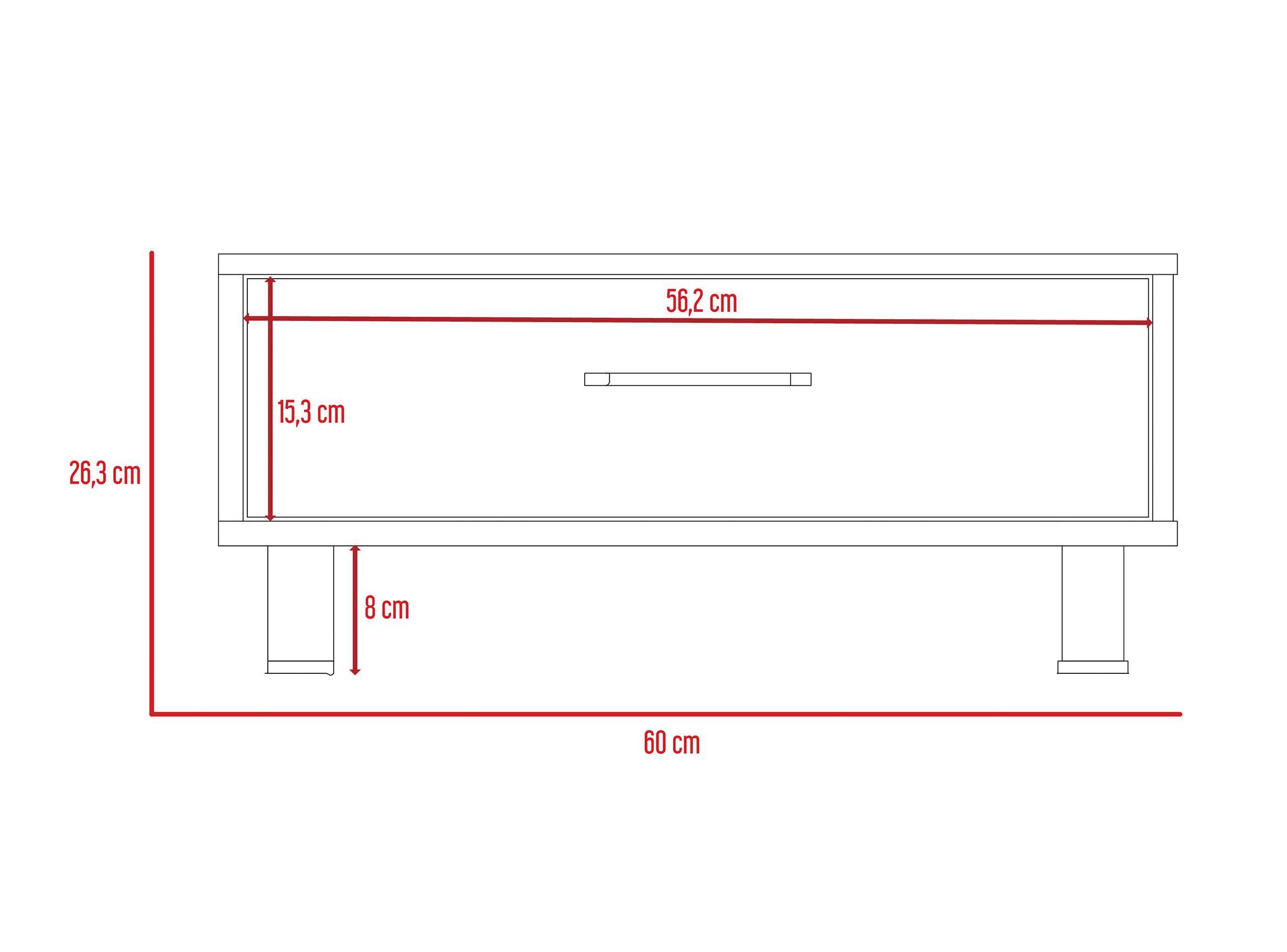 Combo Living Beijing Rovere Rack Extensible TV 40'' + Arrimo + Mesa de Centro-6