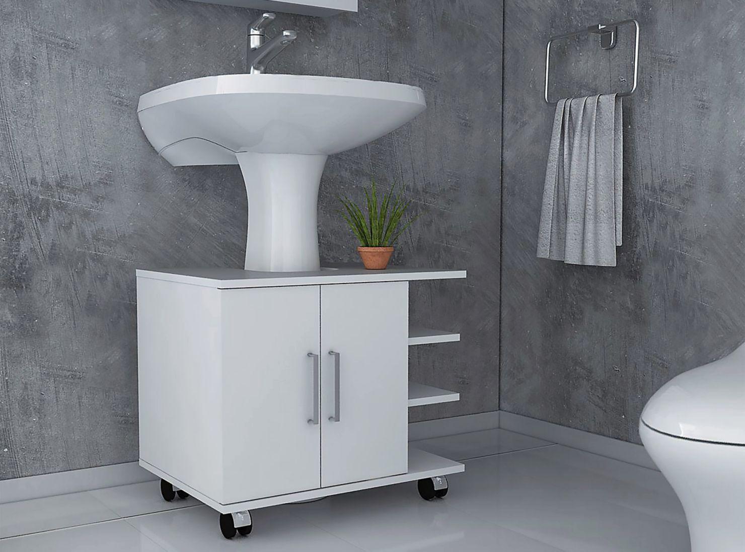 Mueble Optimizador Lavamanos 2 Puertas TuHome-3