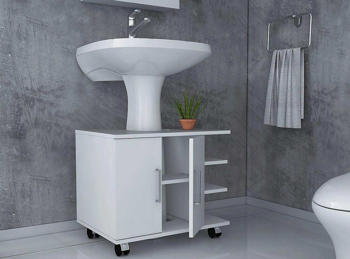 Mueble Optimizador Lavamanos 2 Puertas TuHome-4