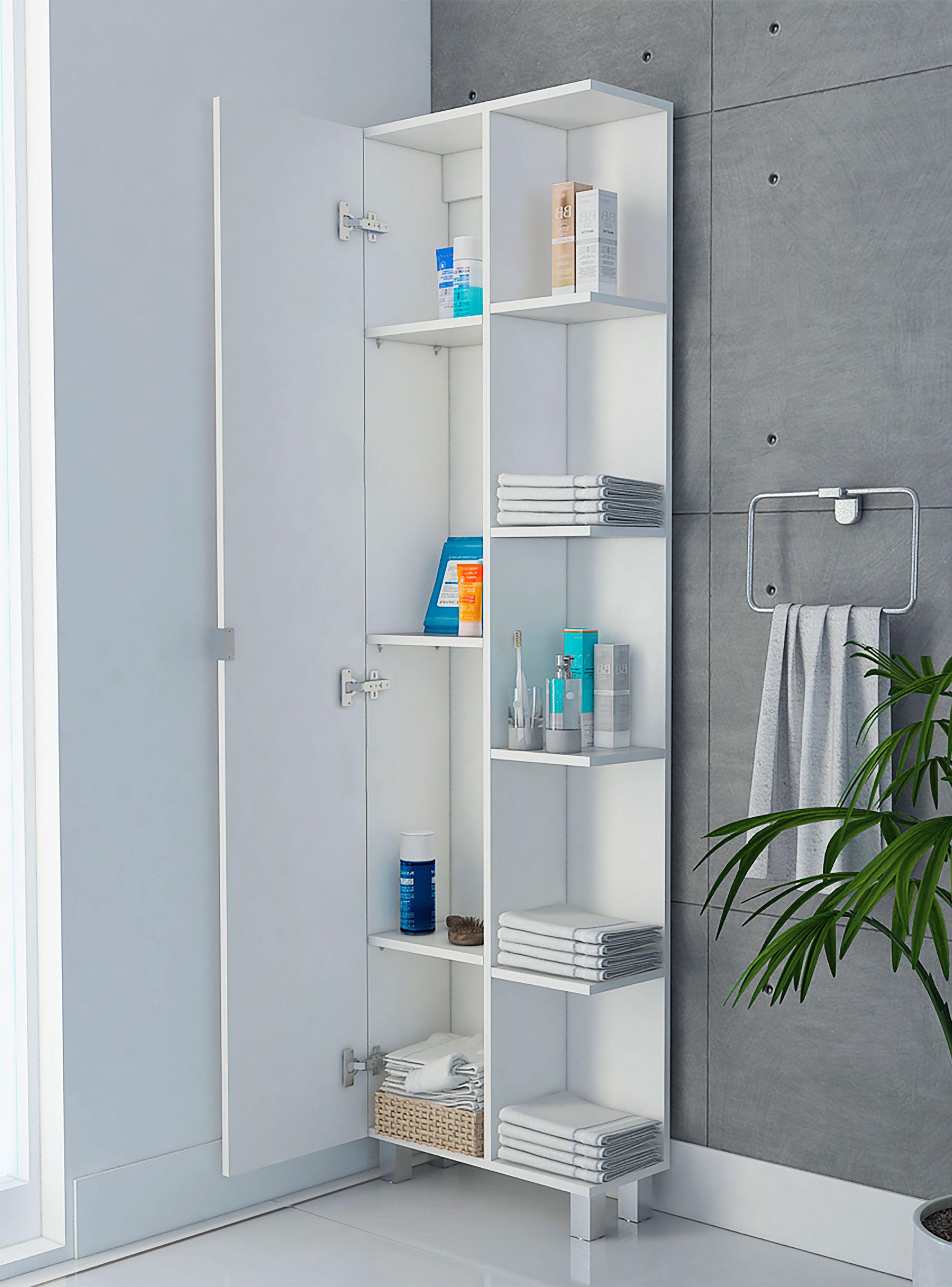 Armario Organizador Baño 1 Puerta 178 cm-5