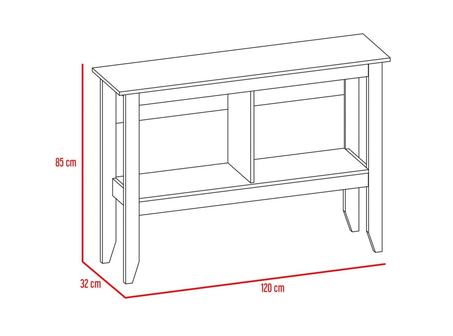 Arrimo Essential Wengué 120x32x85 cm-3