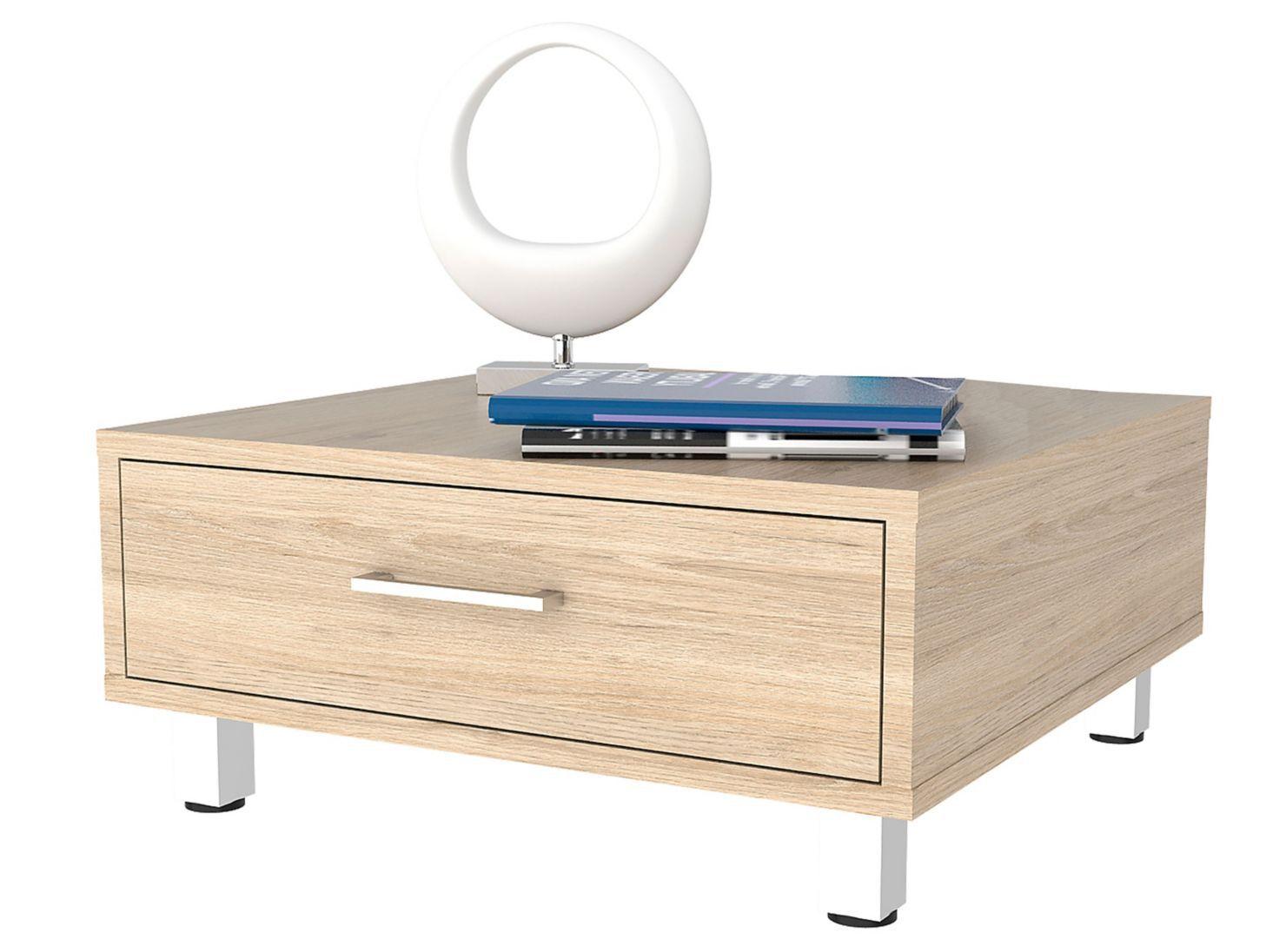 Combo Living Beijing Rovere Rack Extensible TV 40'' + Biblioteca Escalera + Mesa de Centro-5