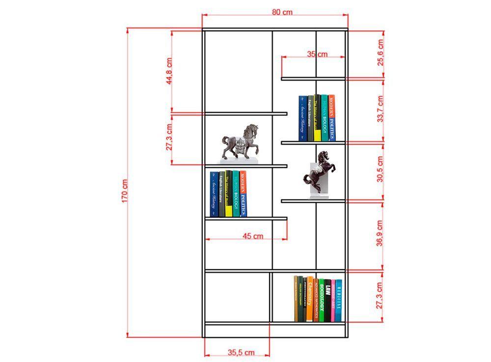 Combo de Living Classic Rack TV 58'' + Biblioteca + Mesa de Centro-3