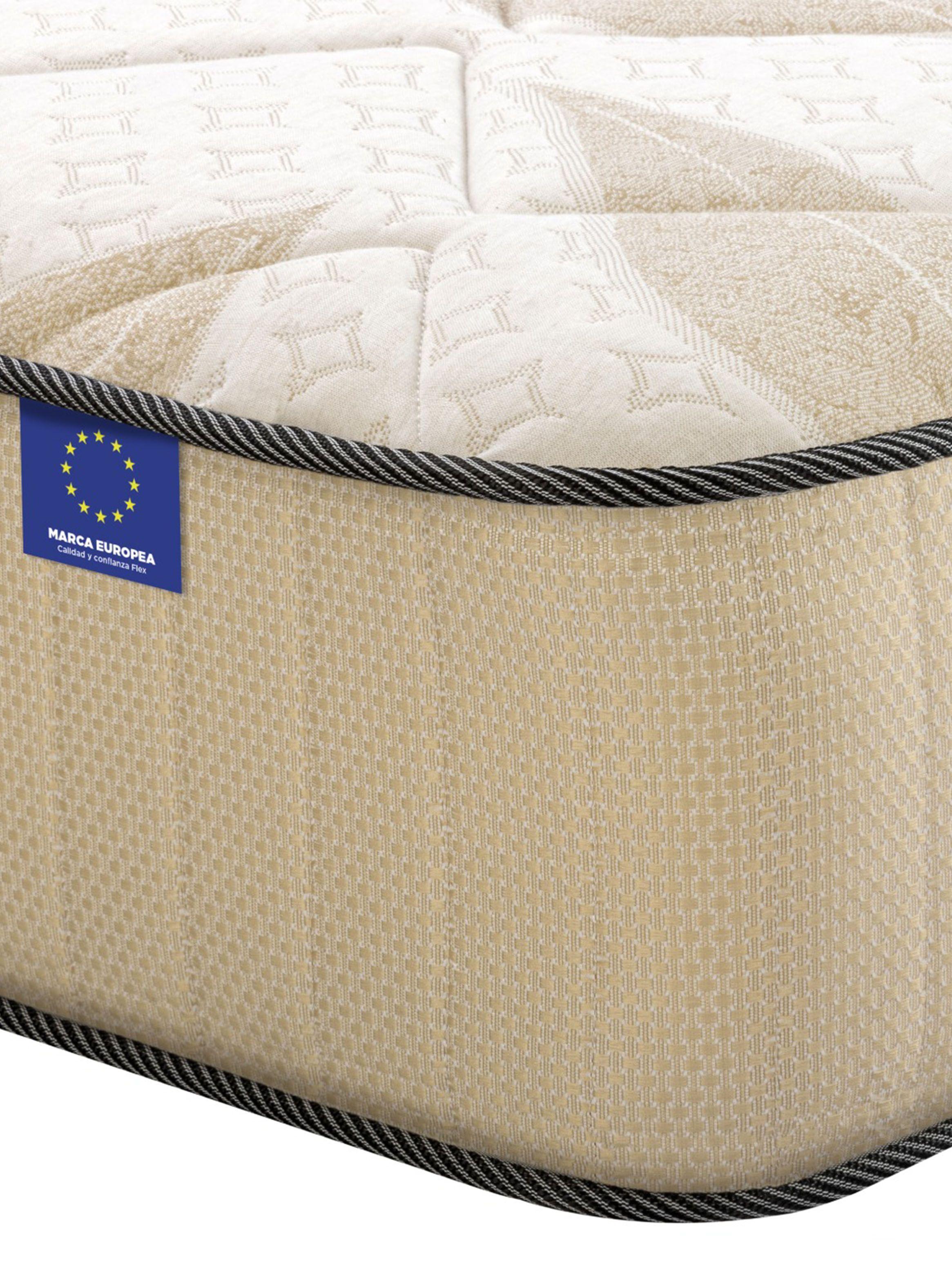 Cama Europea Dual Sensity 2 Plazas Box Base Normal-2