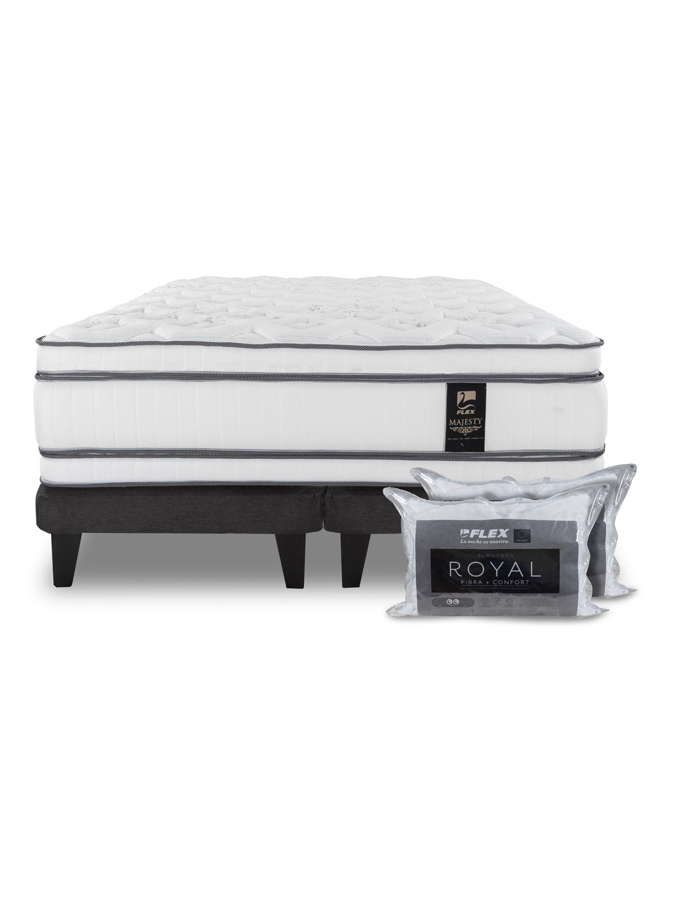 Cama Europea Majesty King + 2 Almohadas Royal-2