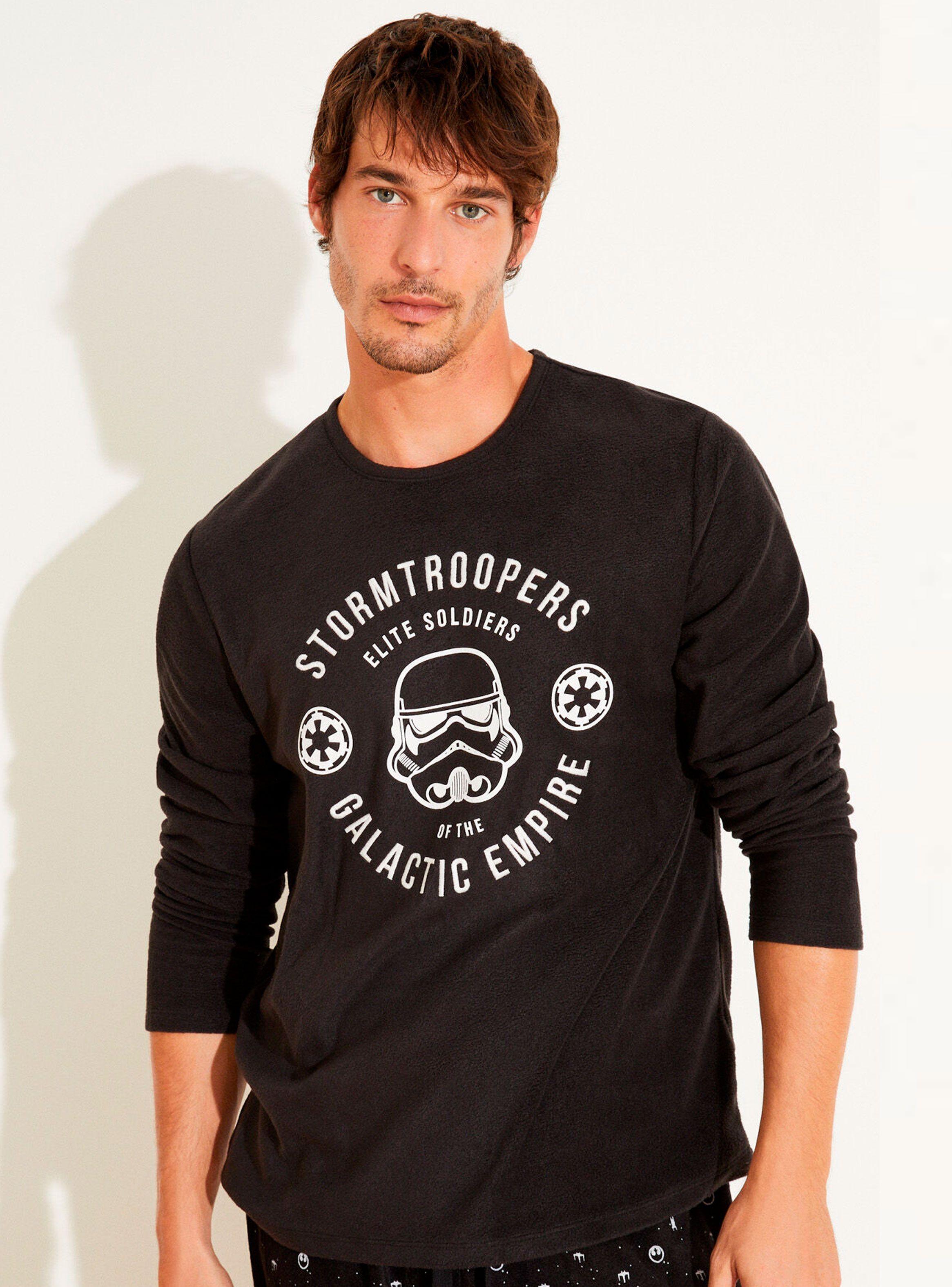 Pijama Tropa de asalto Star Wars polar negro-0