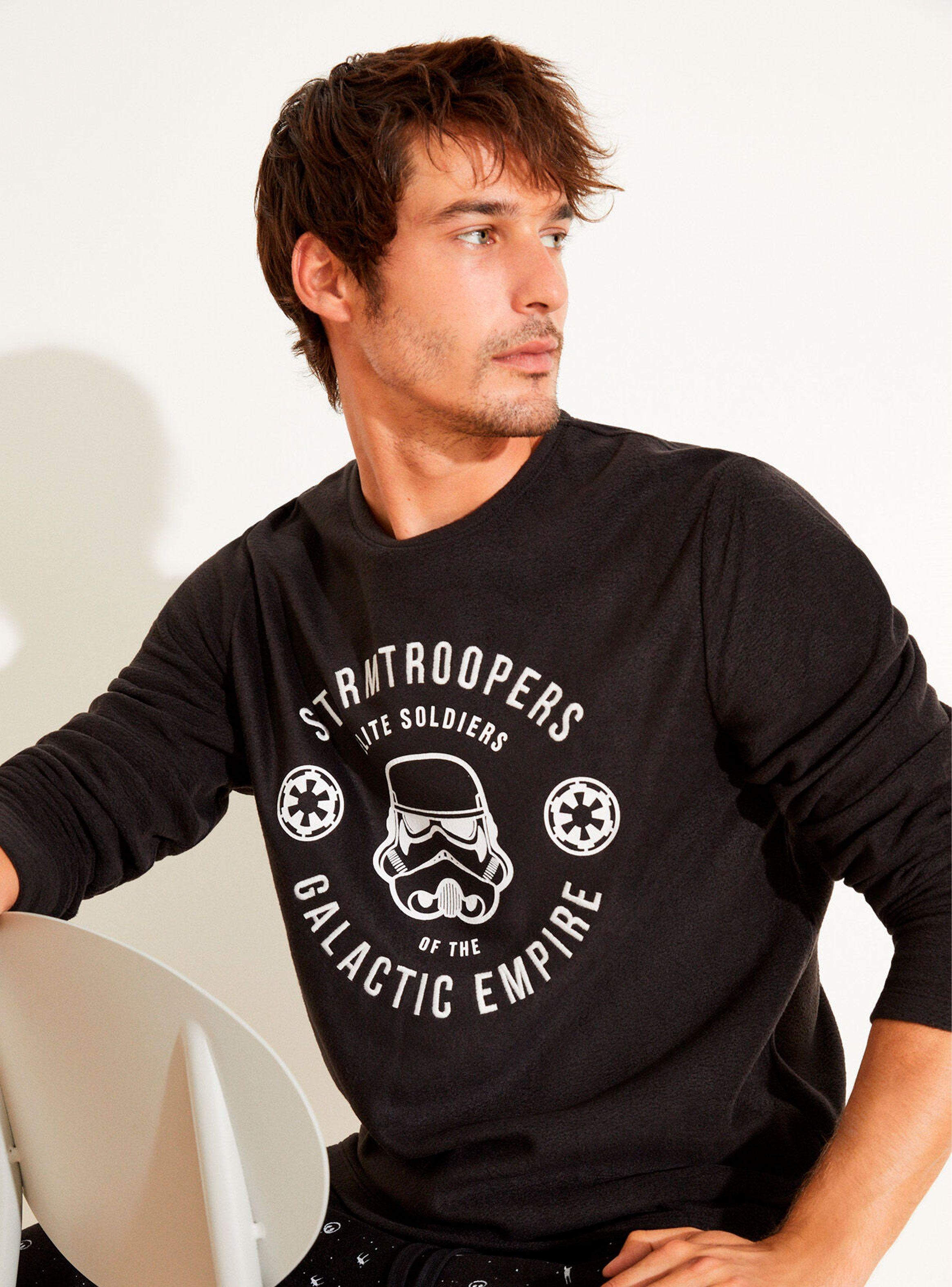 Pijama Tropa de asalto Star Wars polar negro-1