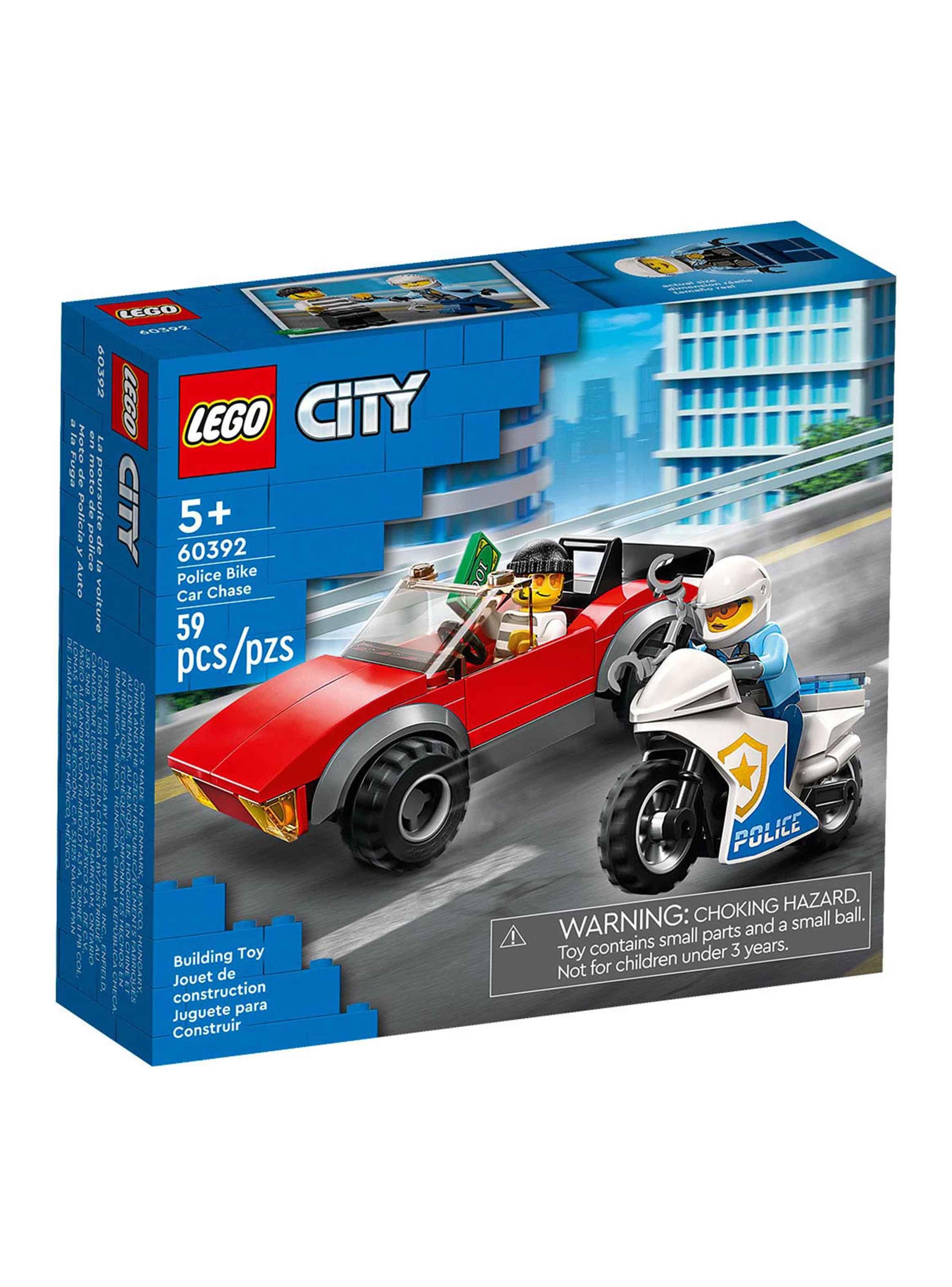 Armable City Moto de Policía y Auto a La Fuga-3