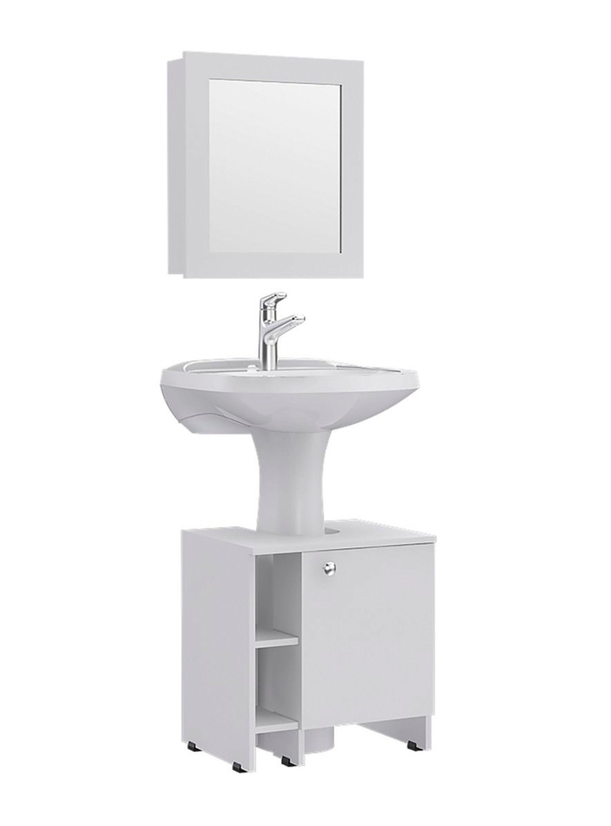 Combos Baño Big Bath Botiquín Espejo + Optimizador Lavamanos 47-A-0