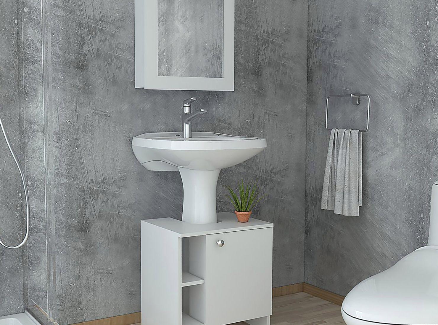 Combos Baño Big Bath Botiquín Espejo + Optimizador Lavamanos 47-A-2