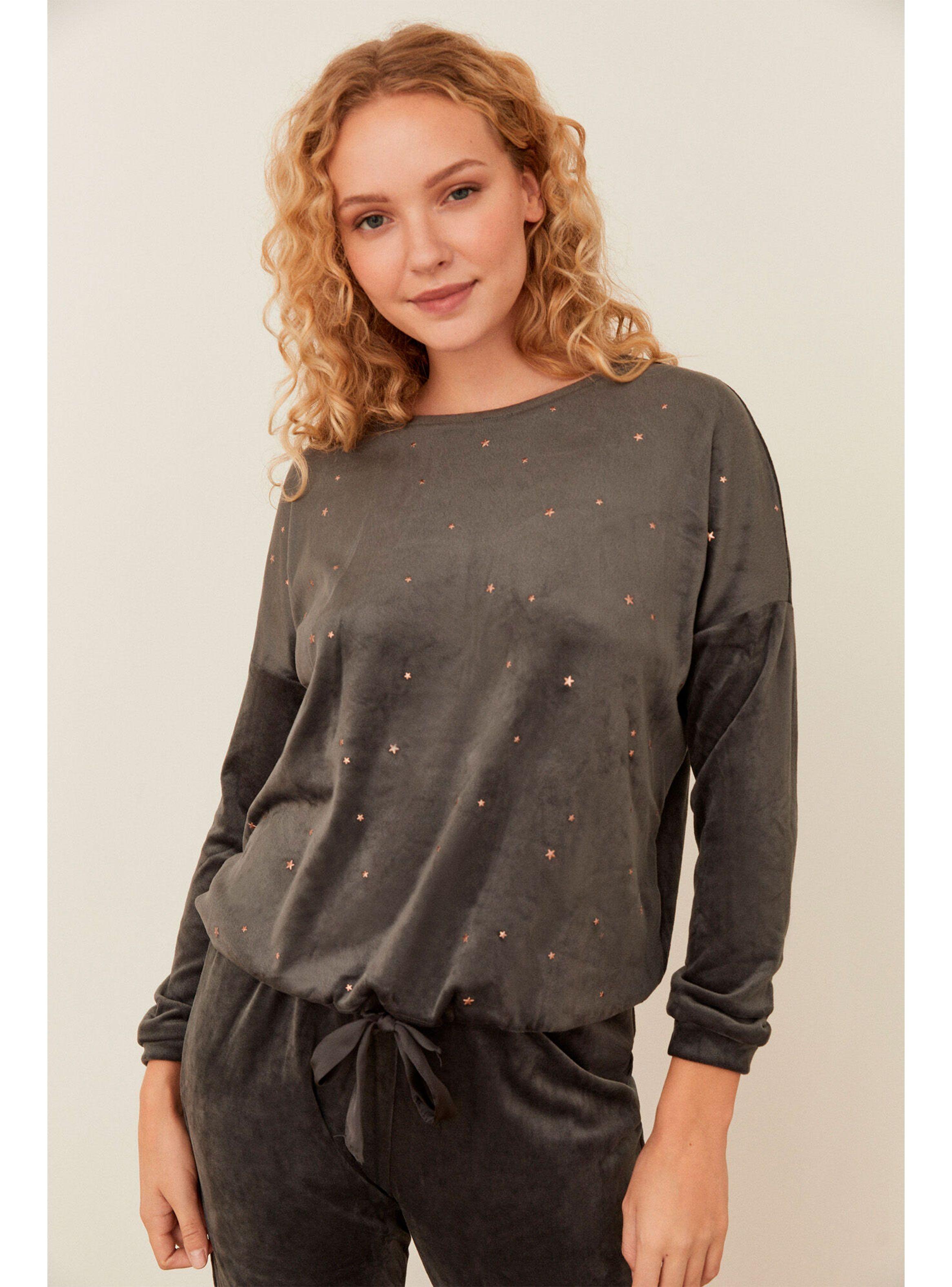 Pijama Mujer Daily Forest Liso-0