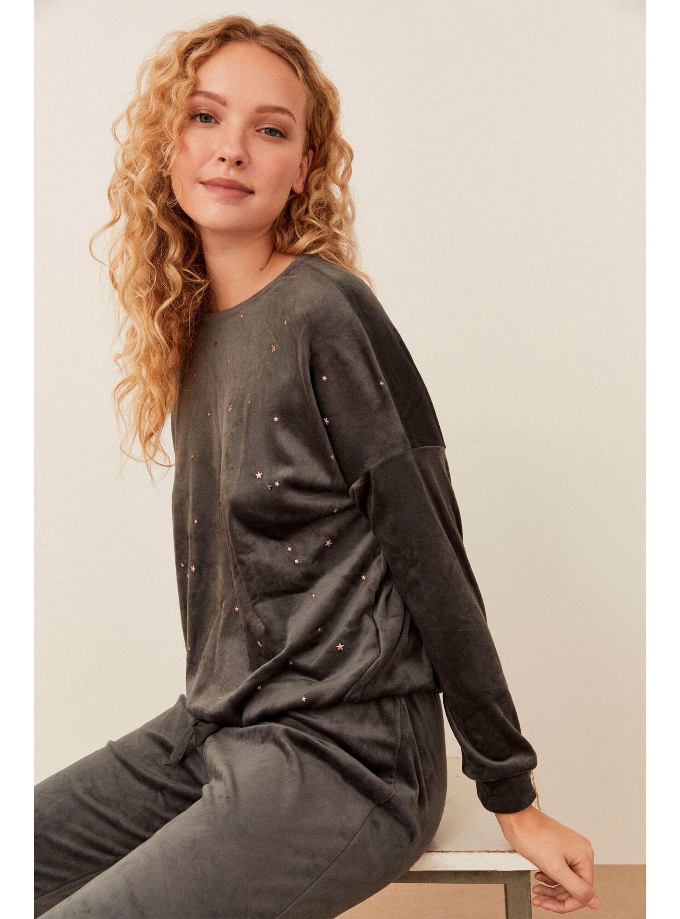 Pijama Mujer Daily Forest Liso-3