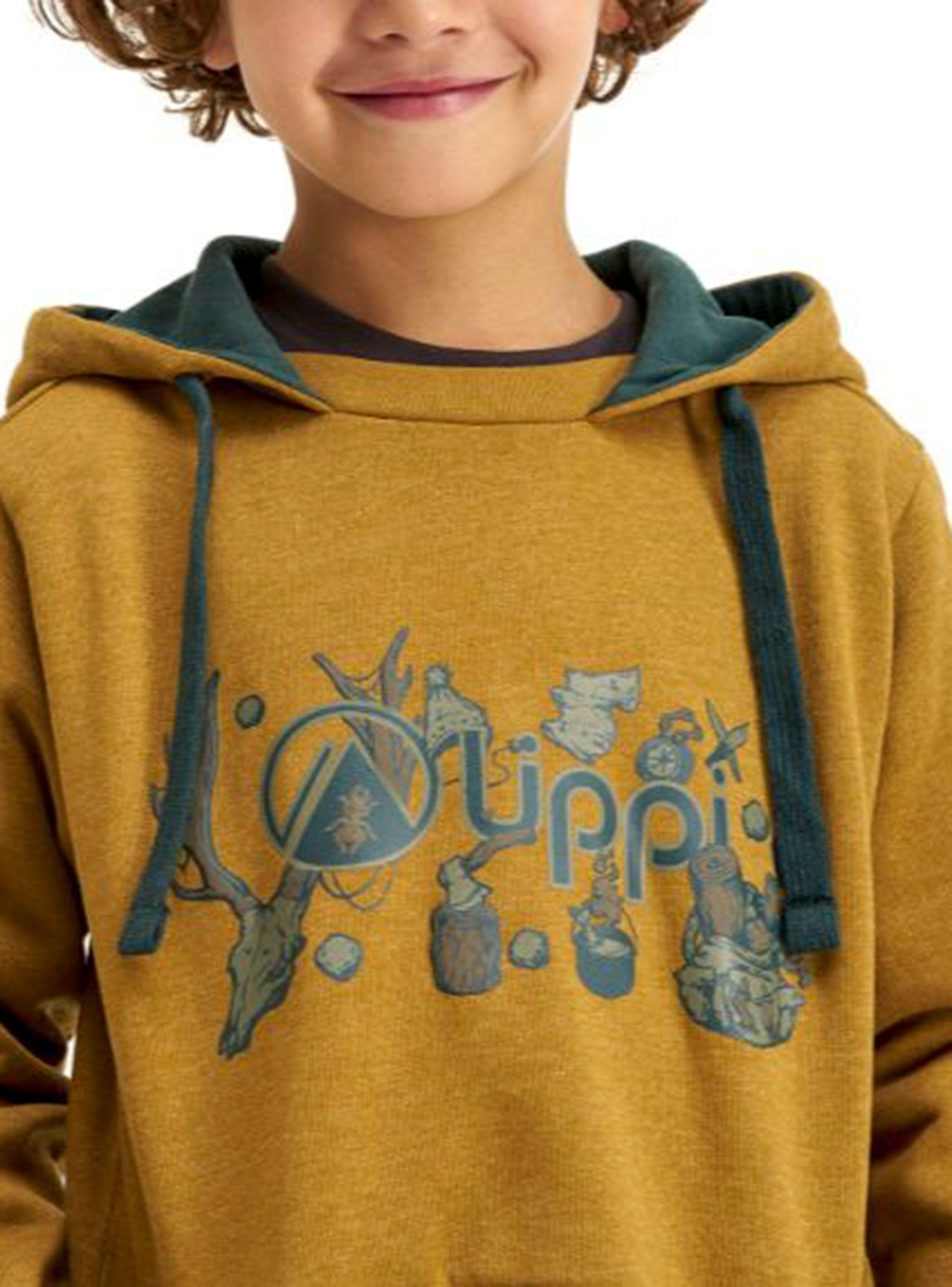 Polerón Niño Insigne Hoody Mostaza-3