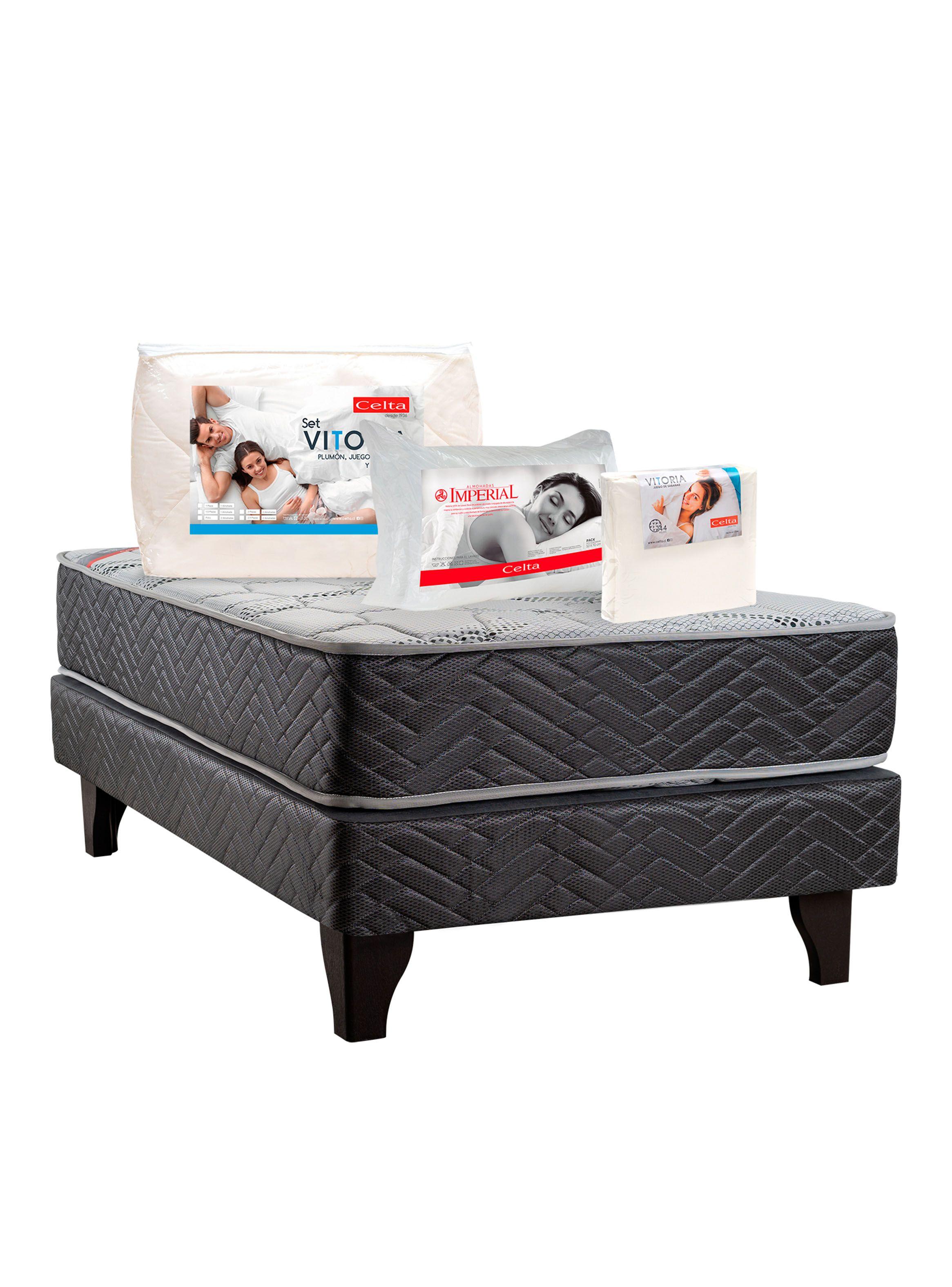 Cama Europea Active + Textil 1.5 Plazas-0
