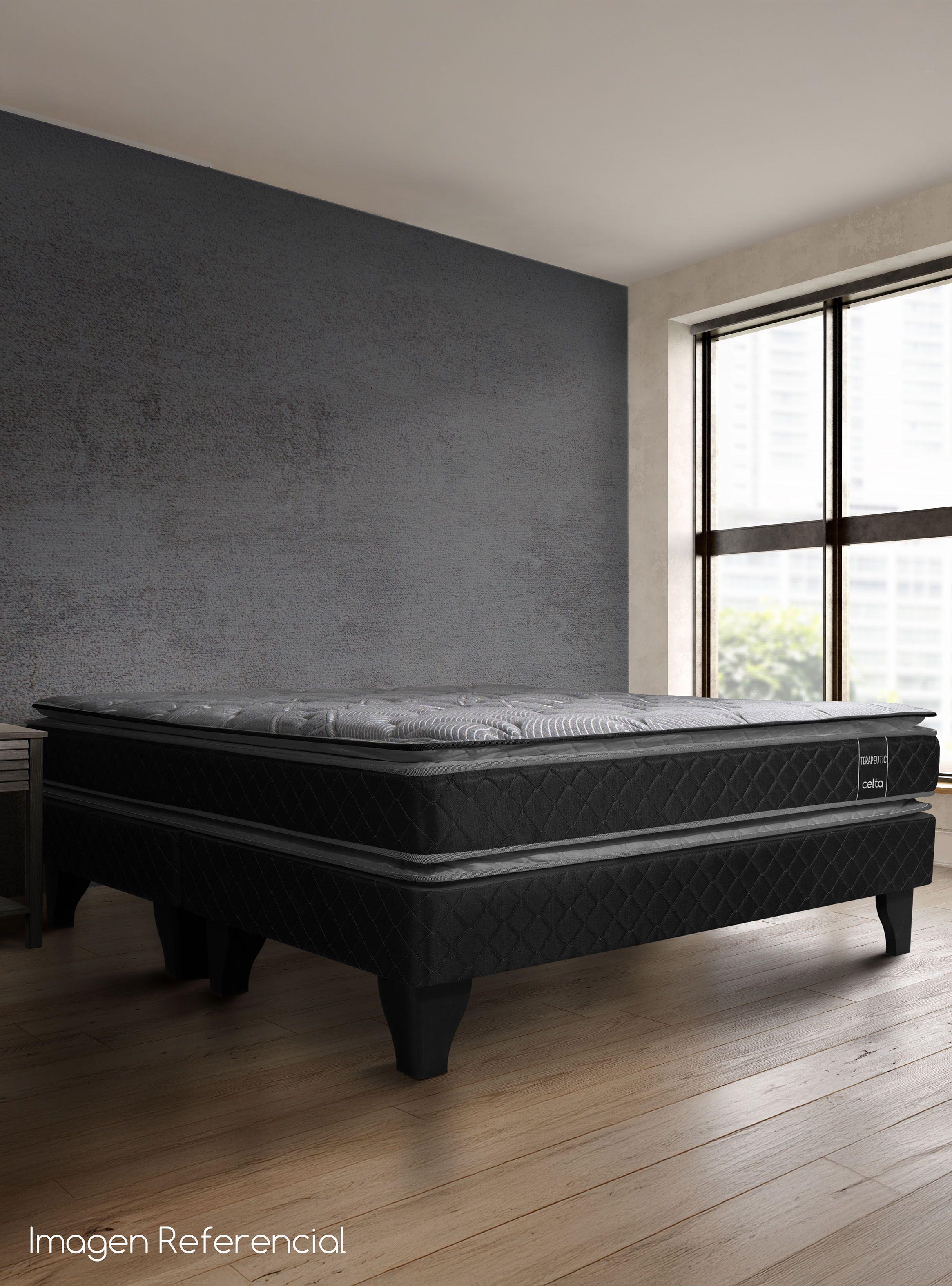Cama Europea Terapeutic King + Set Villarreal + Textil-5