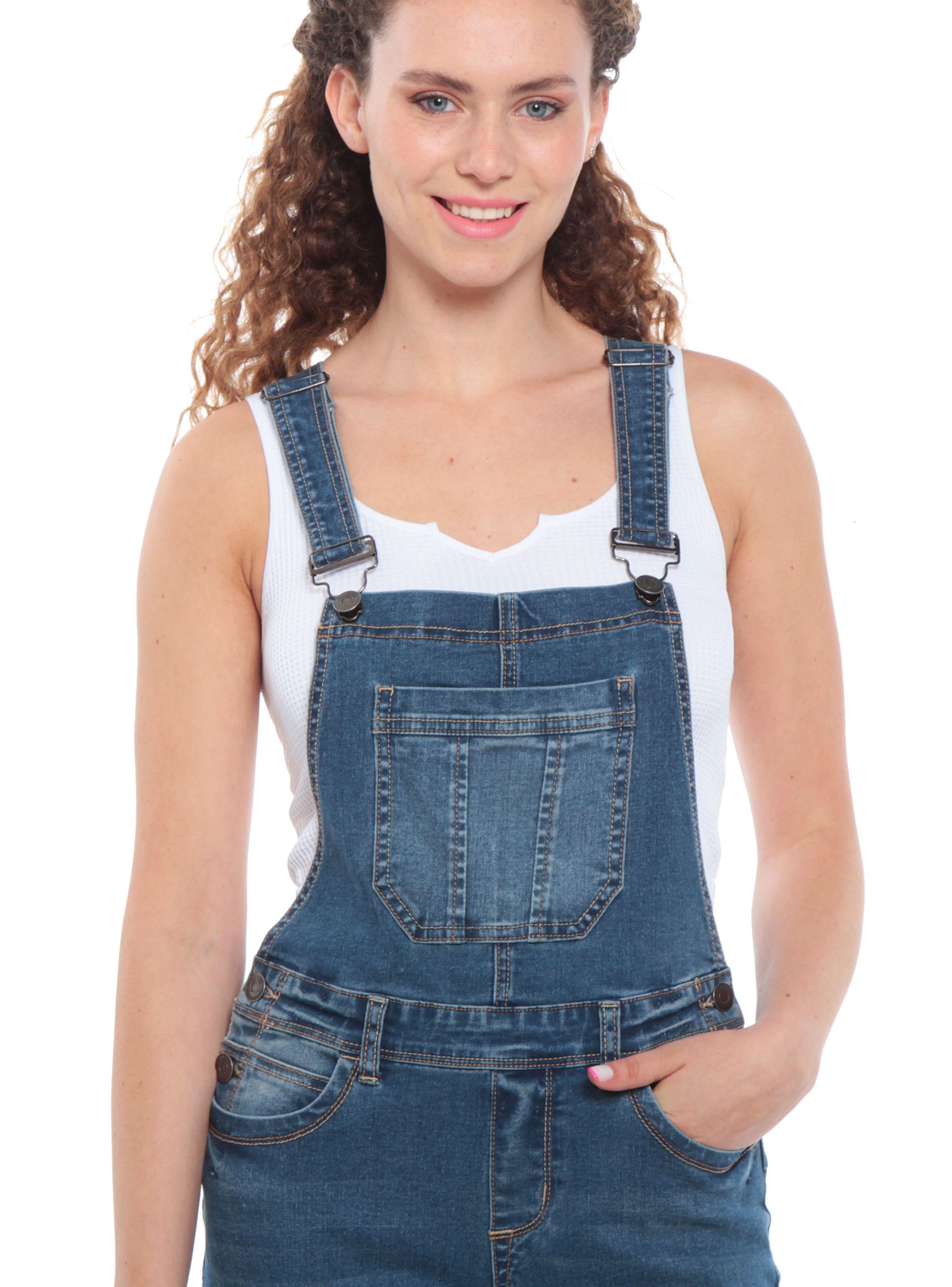 Jardinera Denim Bolsillos-2