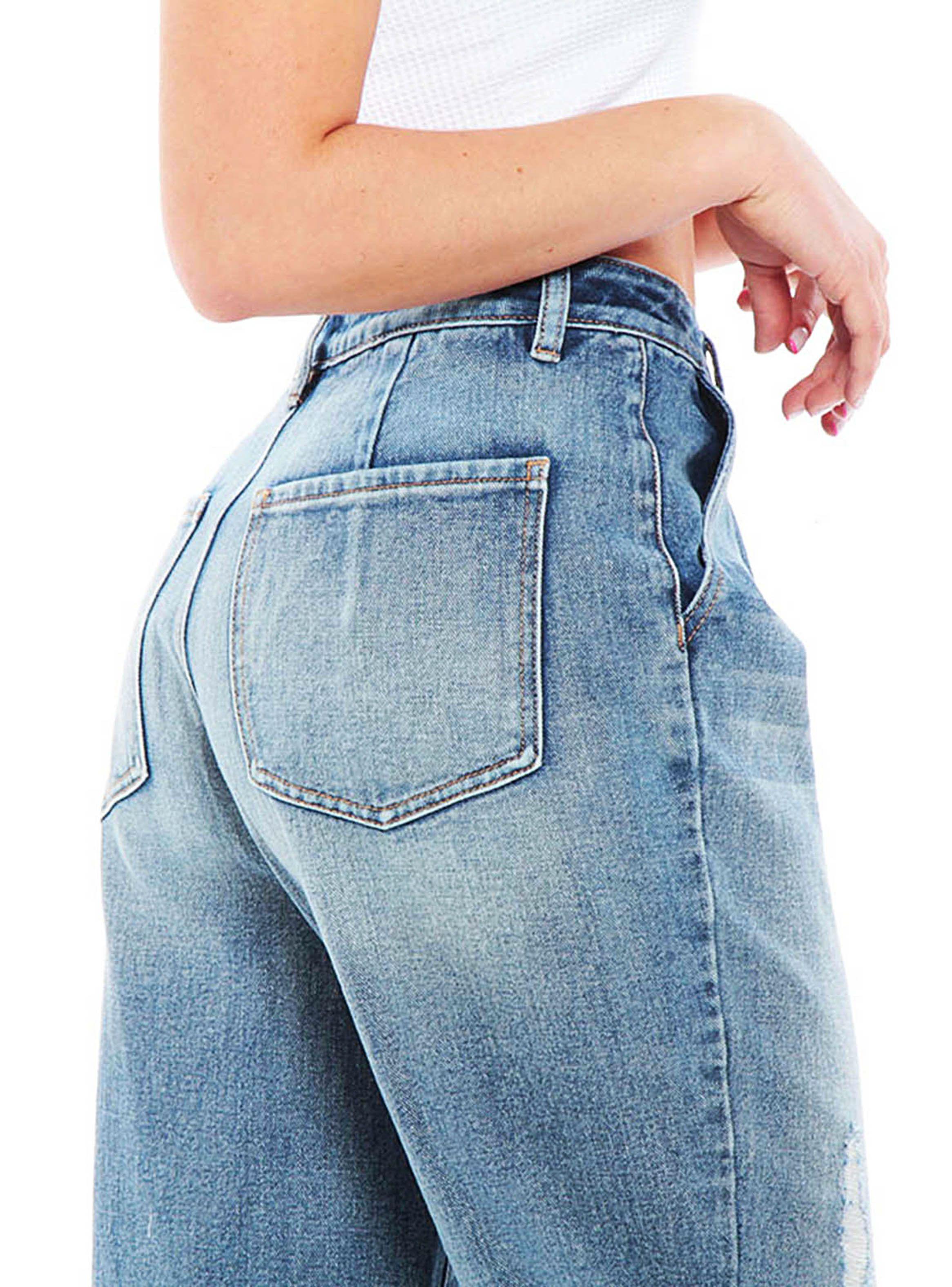 Jeans Baggy Pretina 1 Botón-1