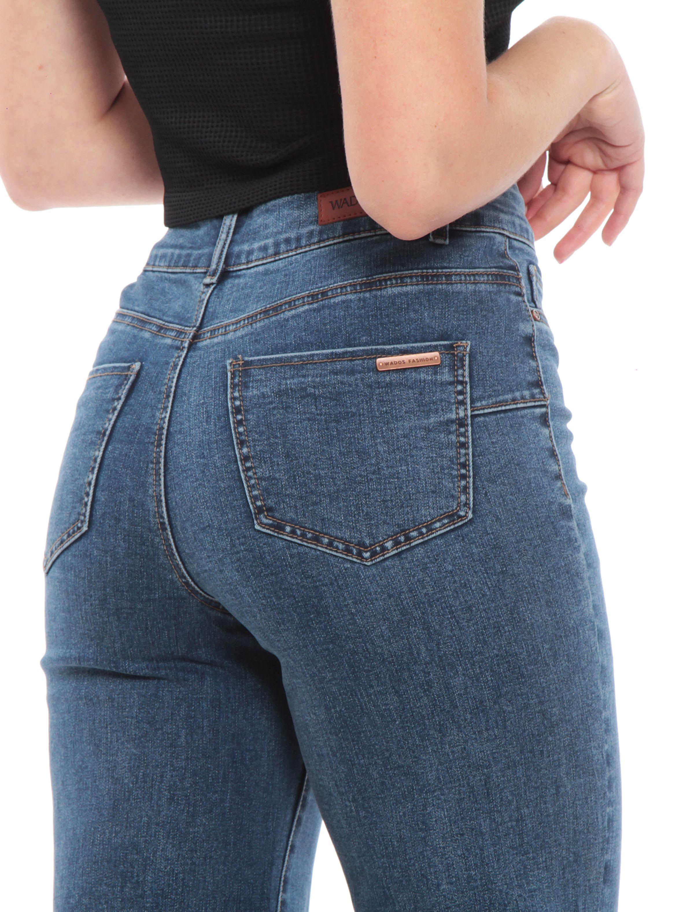 Jeans Flare Tiro Alto con Cierre-2