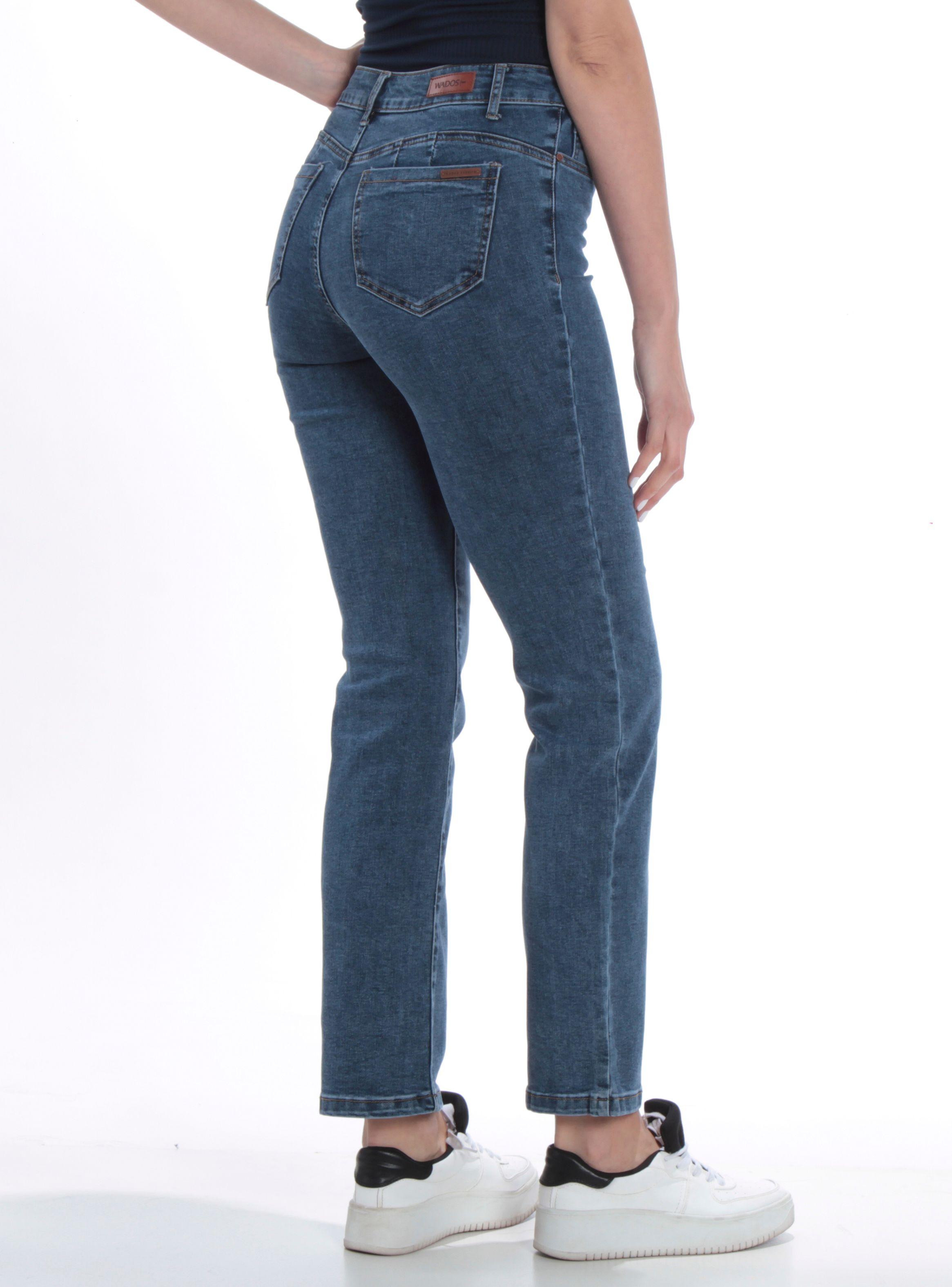 Jeans Corte Recto Pretina 1 Botón-1