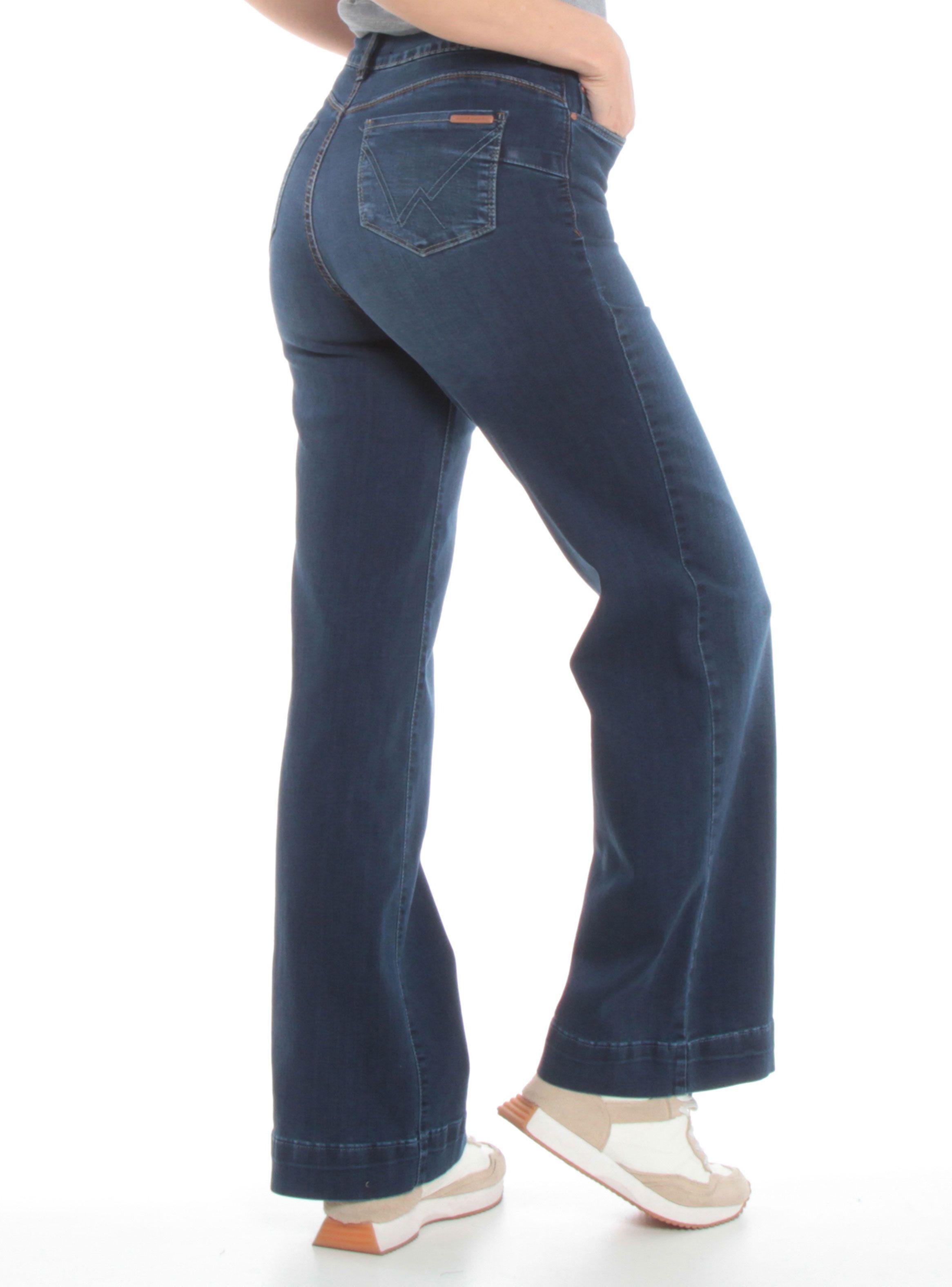 Jeans Calce Palazzo con Cierre-1