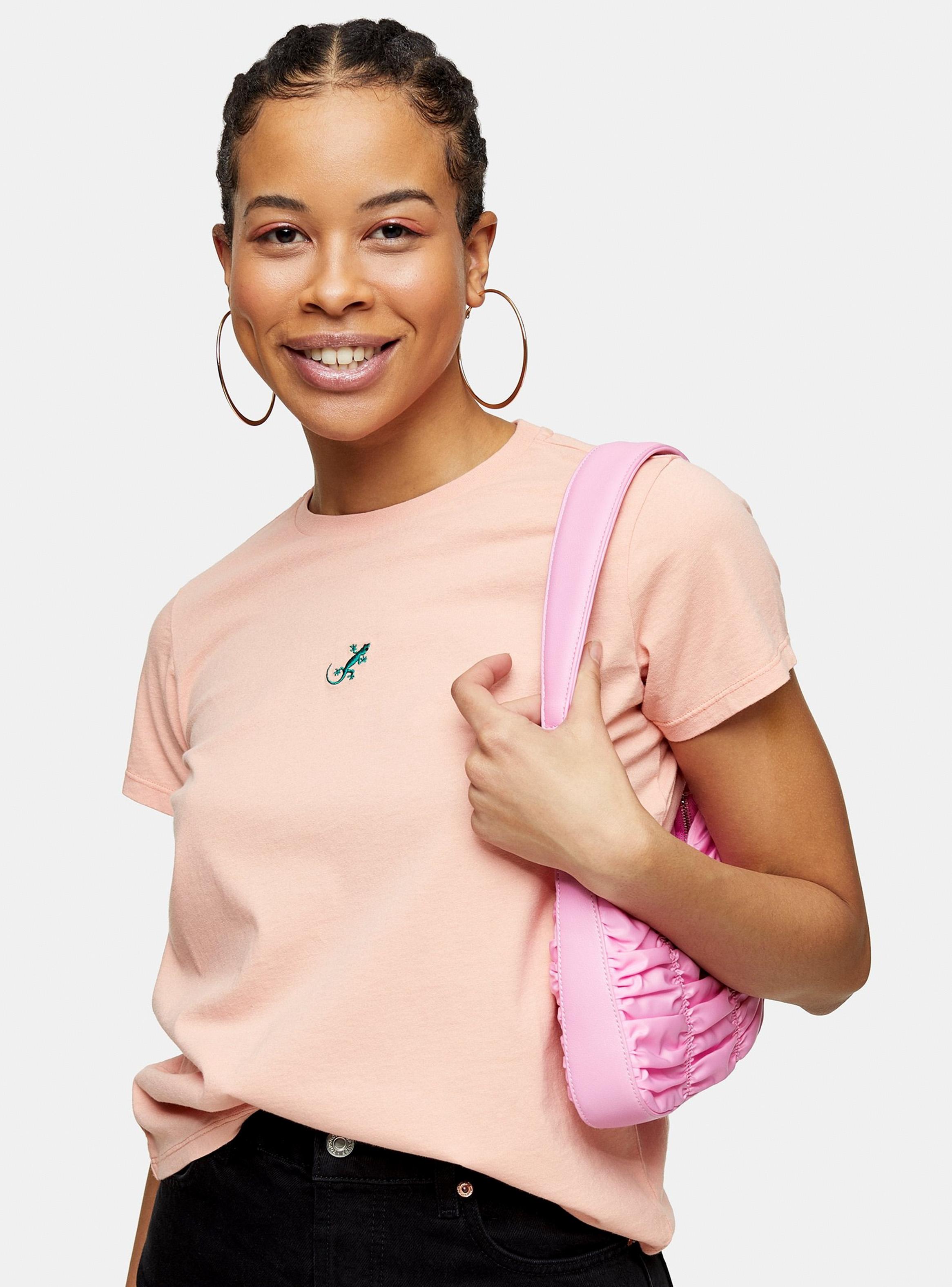 Polera Neon Apricot Gekko Topshop-0